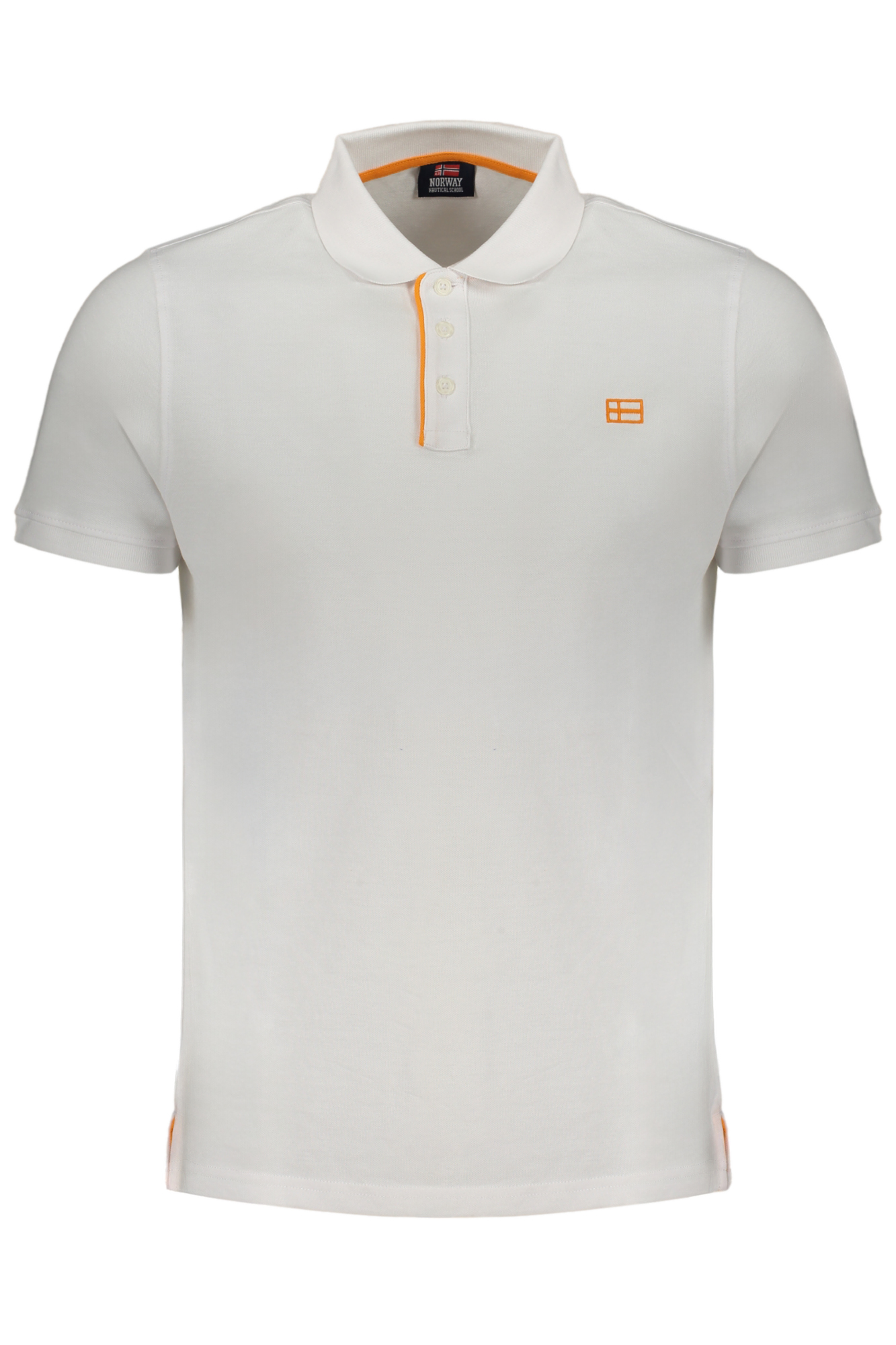 NORWAY 1963 POLO MANICHE CORTE UOMO BIANCO