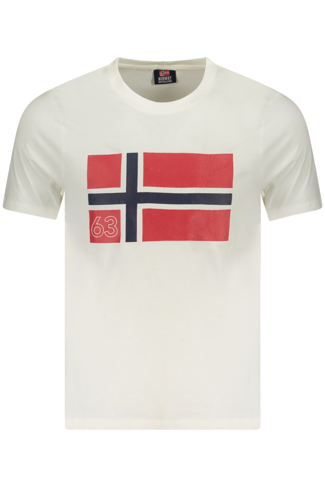 NORWAY 1963 T-SHIRT MANICHE CORTE UOMO BIANCO