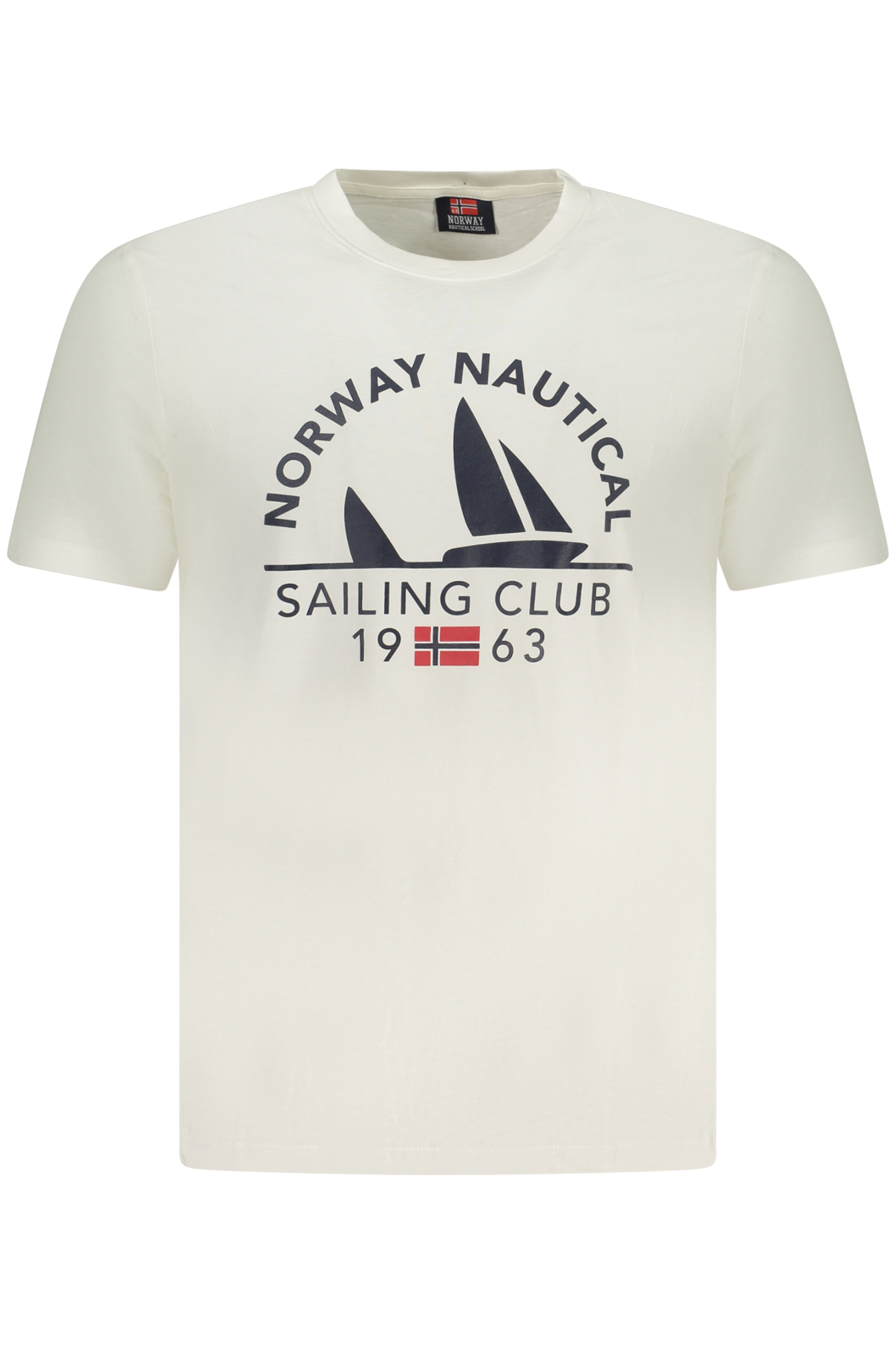 NORWAY 1963 T-SHIRT MANICHE CORTE UOMO BIANCO