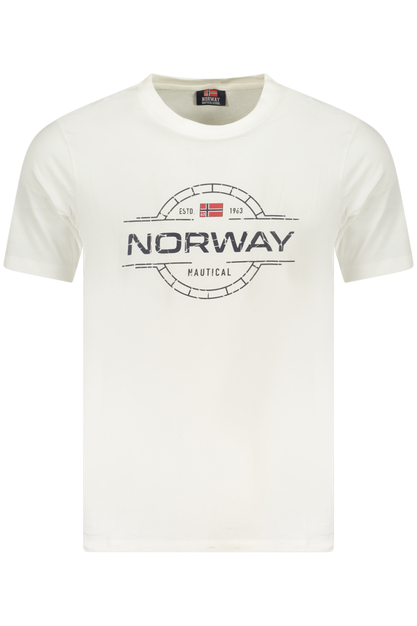 NORWAY 1963 T-SHIRT MANICHE CORTE UOMO BIANCO