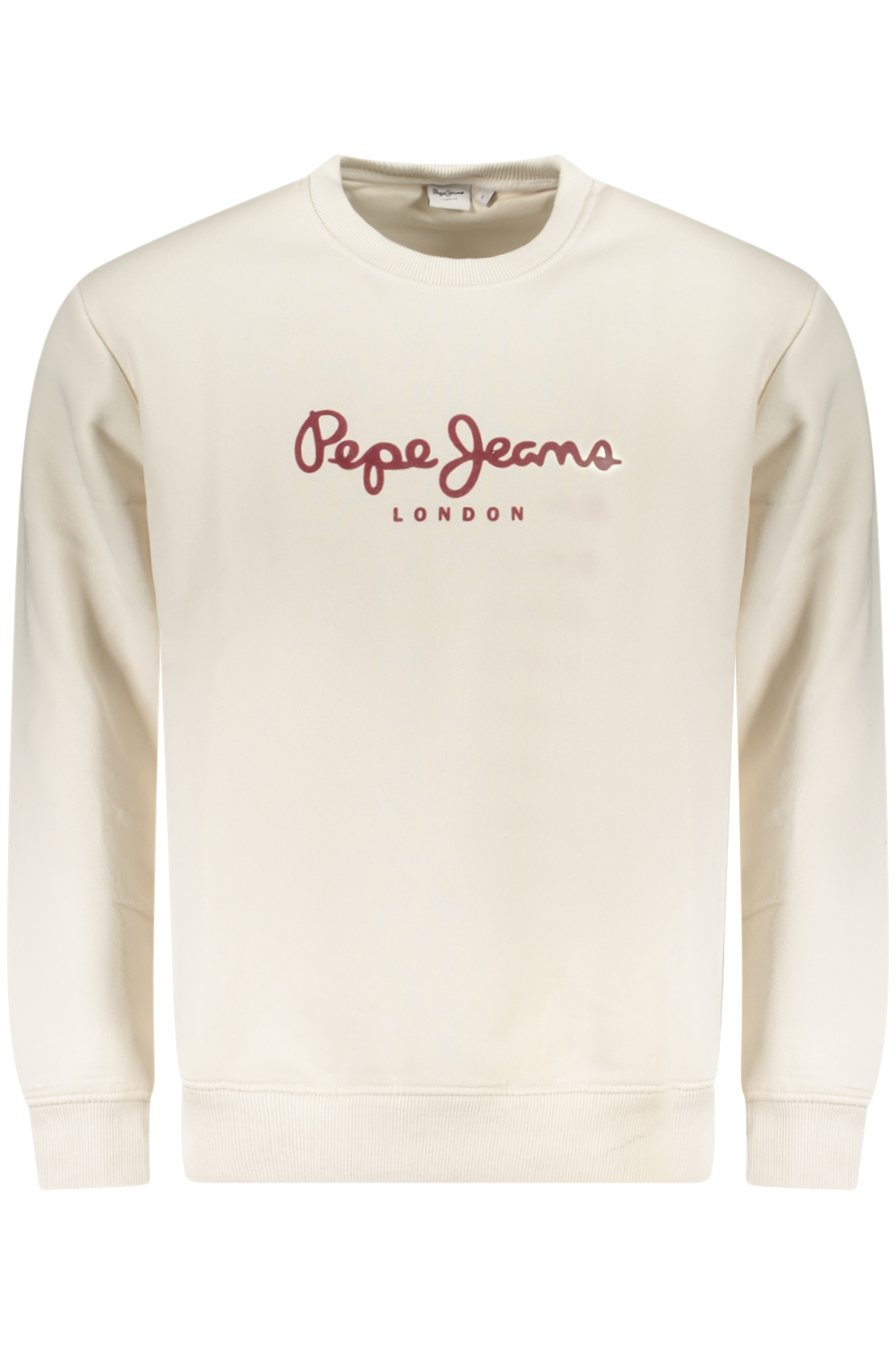 PEPE JEANS FELPA SENZA ZIP UOMO BIANCO