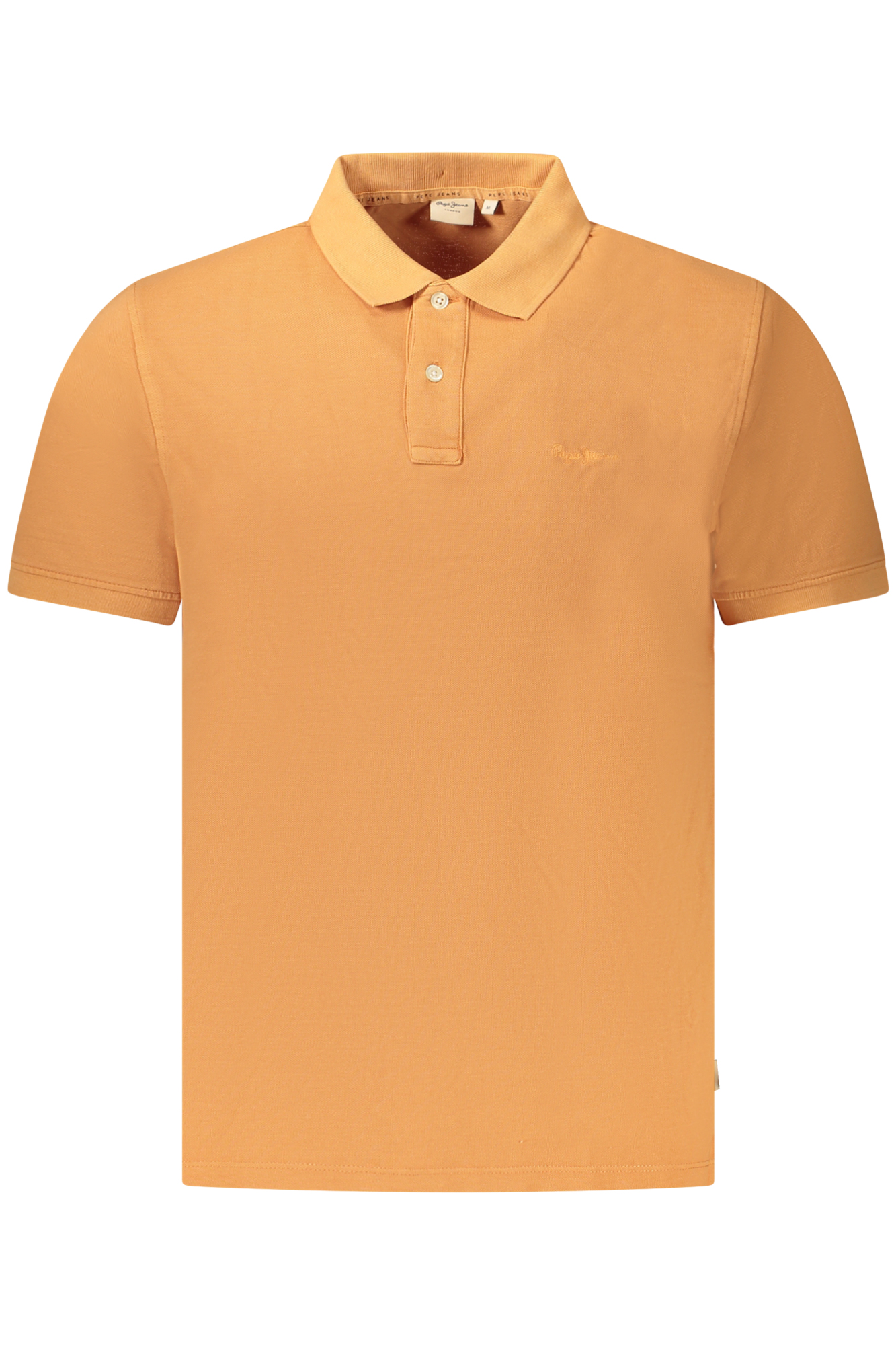 PEPE JEANS POLO MANICHE CORTE UOMO ARANCIO