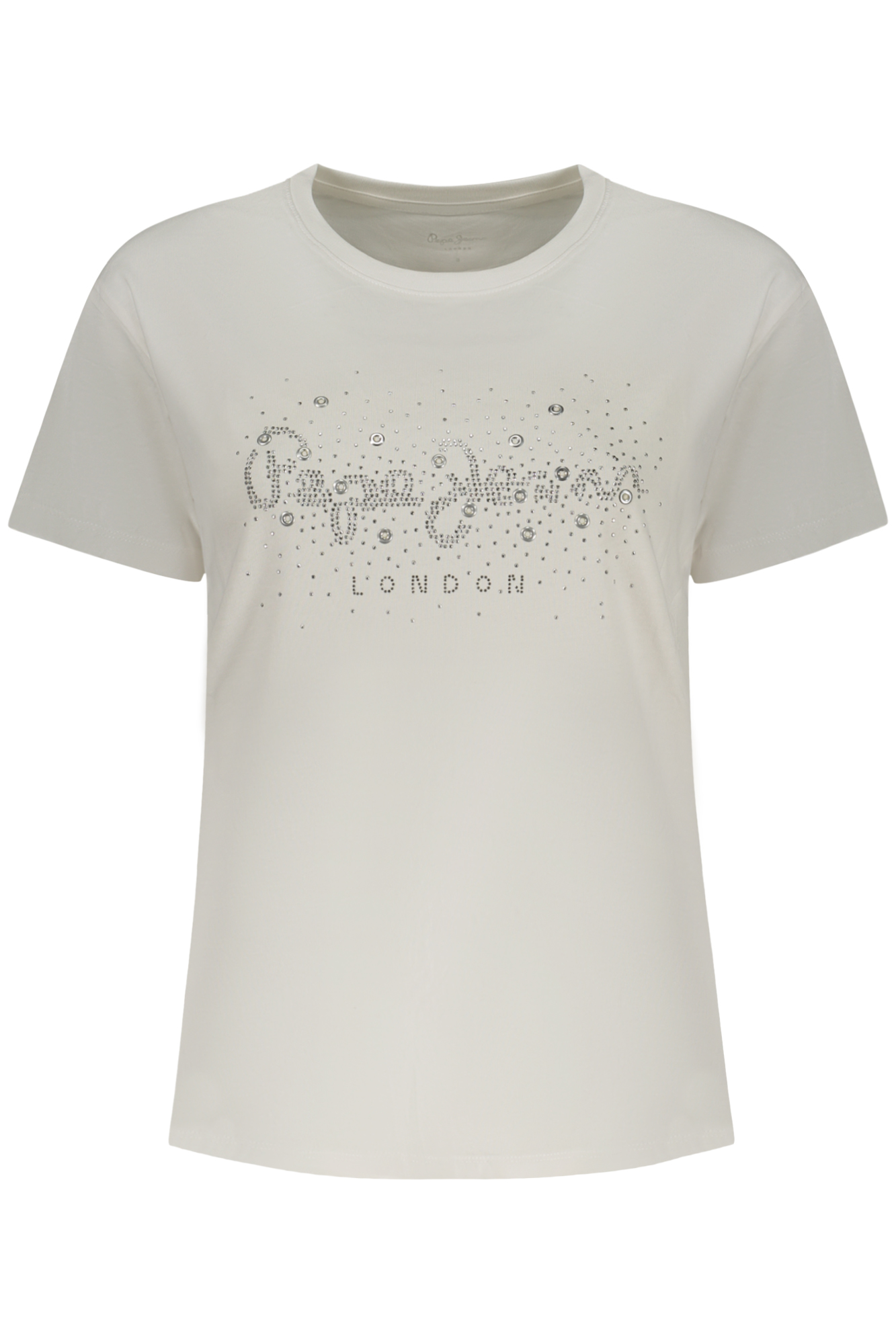 PEPE JEANS T-SHIRT MANICHE CORTE DONNA BIANCO