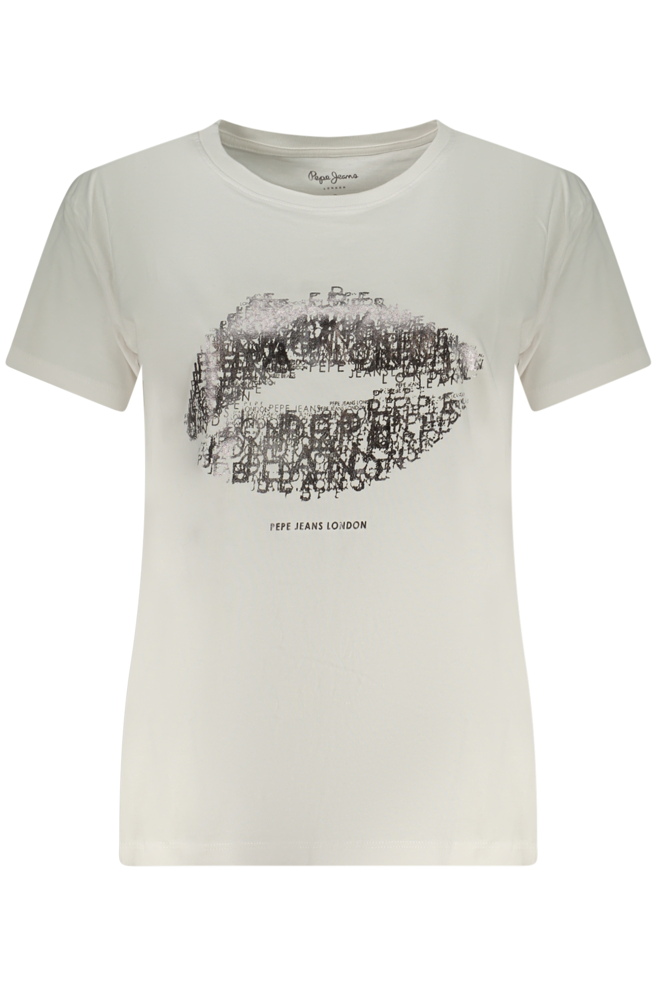 PEPE JEANS T-SHIRT MANICHE CORTE DONNA BIANCO