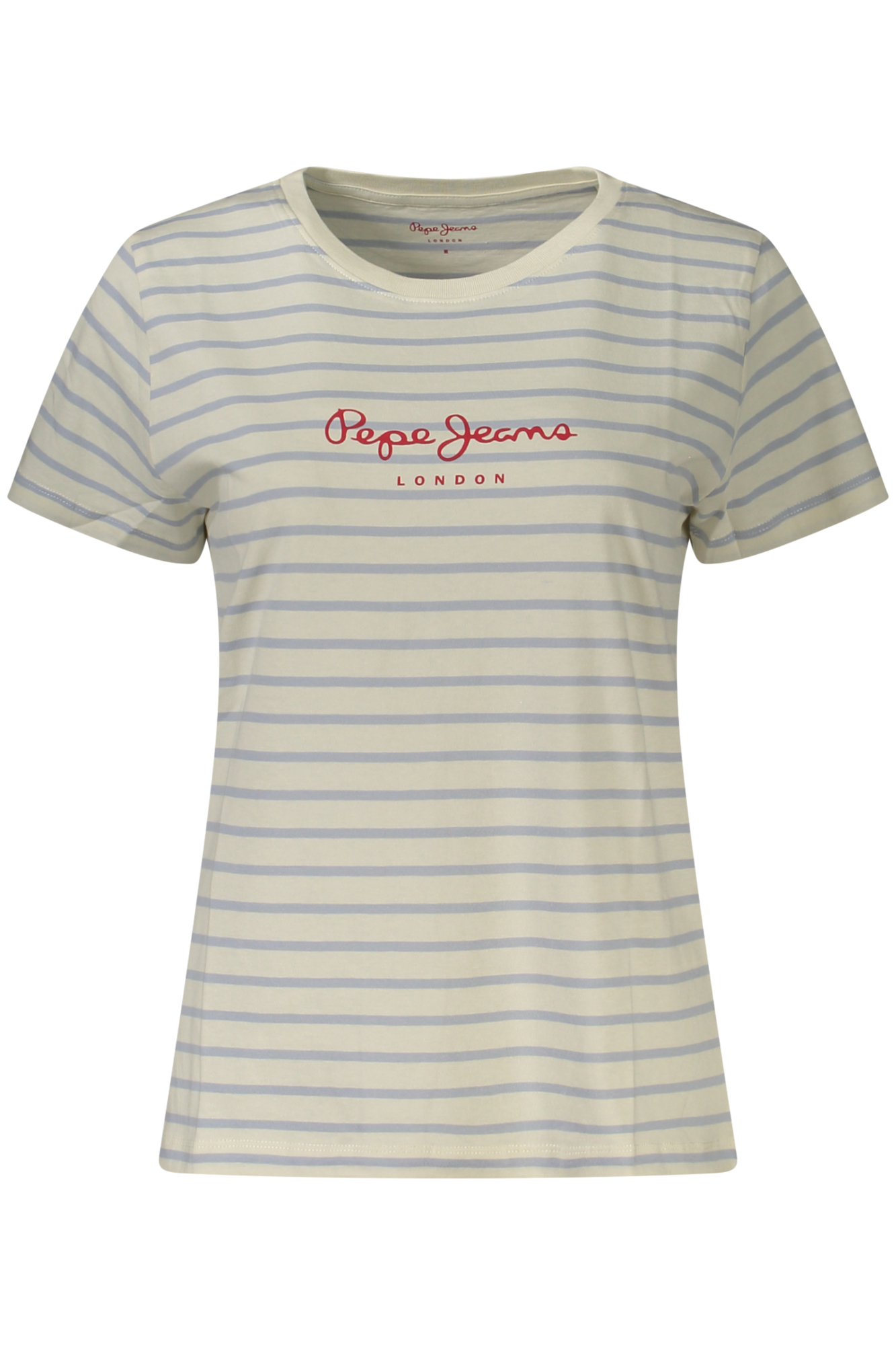 PEPE JEANS T-SHIRT MANICHE CORTE DONNA BIANCO
