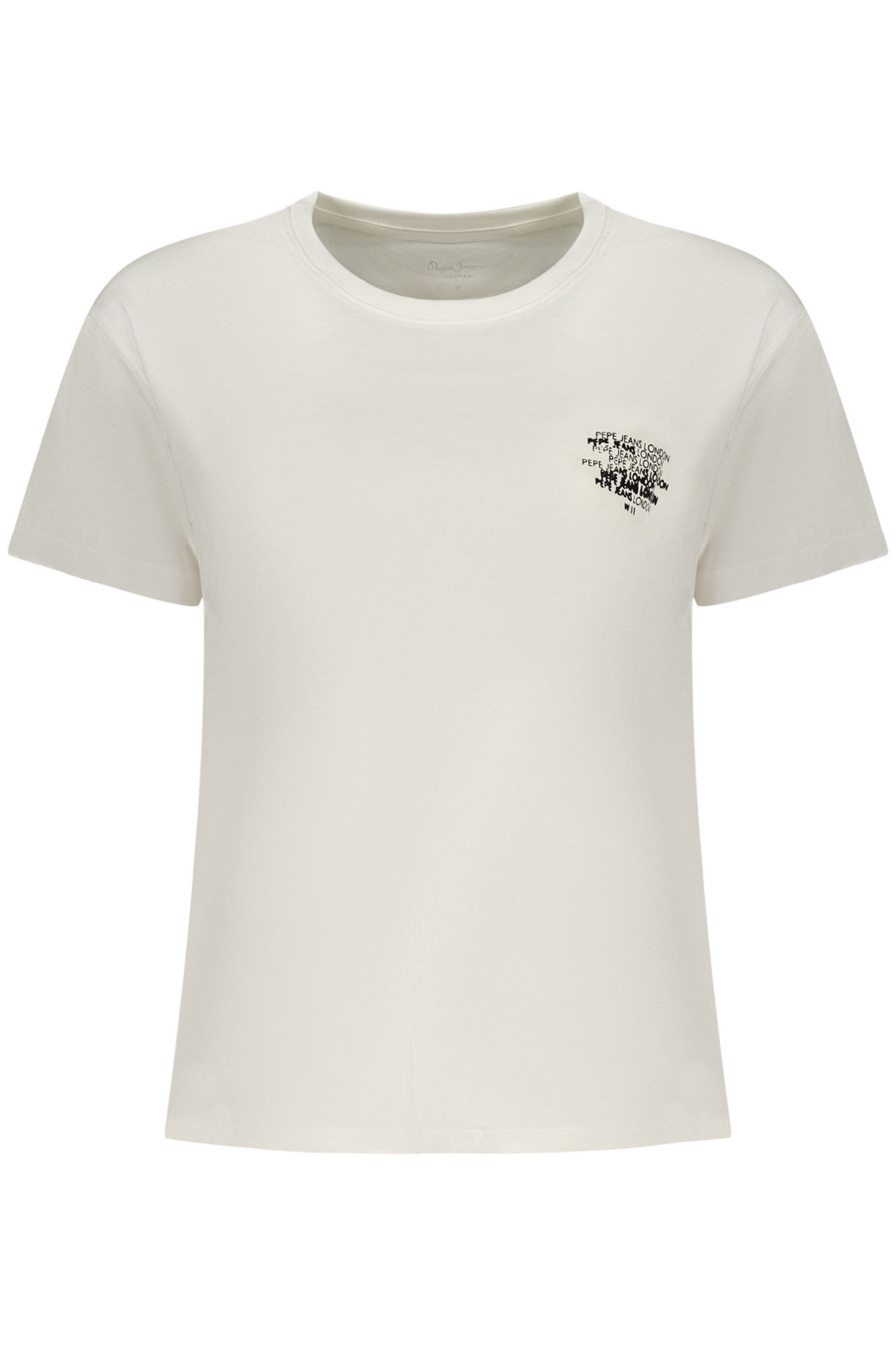 PEPE JEANS T-SHIRT MANICHE CORTE DONNA BIANCO
