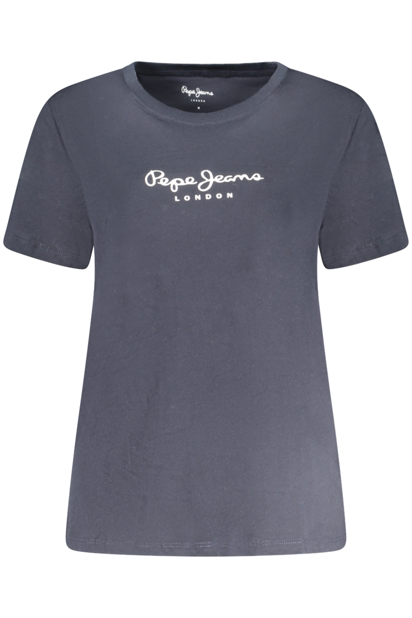 PEPE JEANS T-SHIRT MANICHE CORTE DONNA BLU