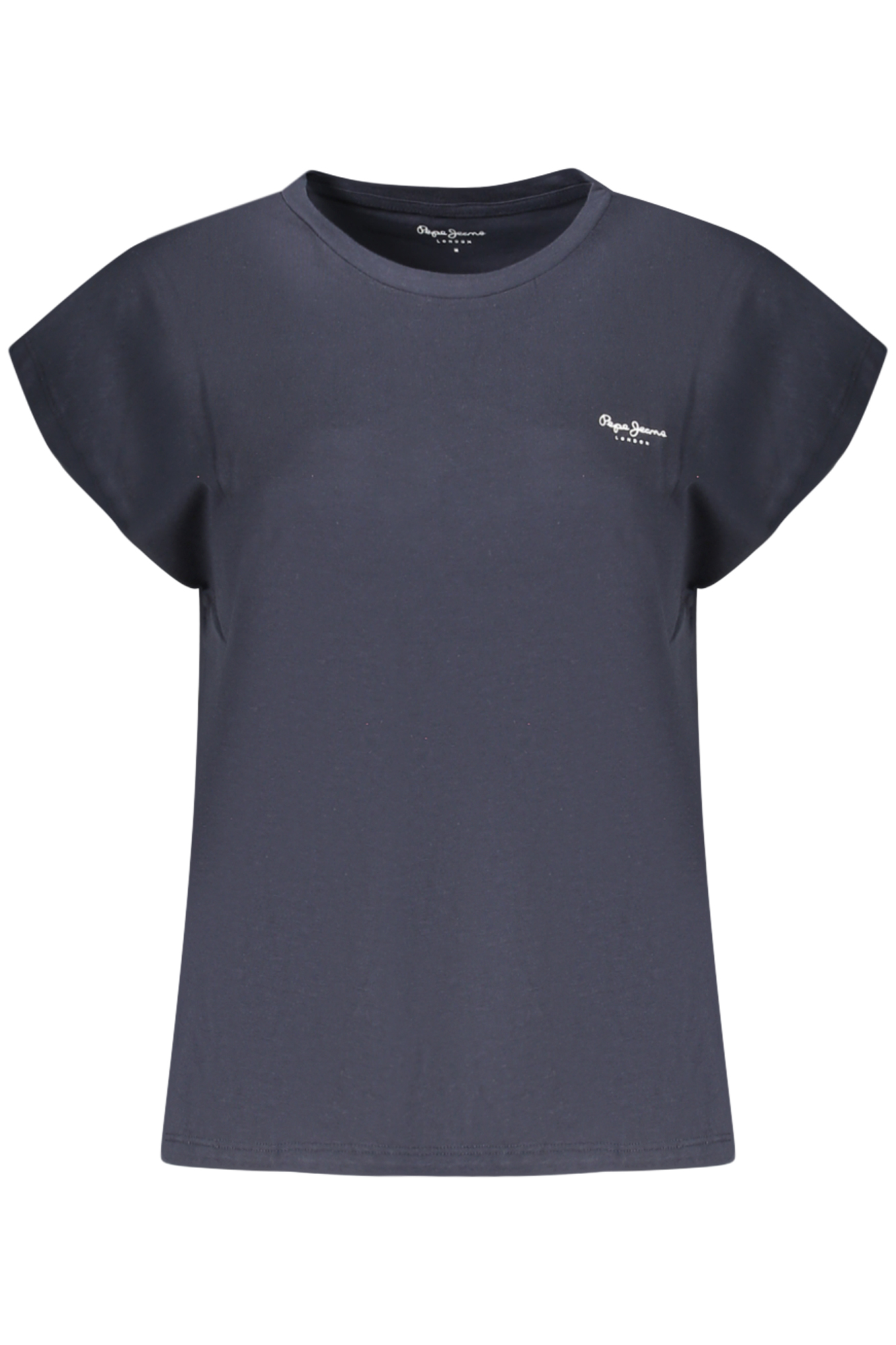 PEPE JEANS T-SHIRT MANICHE CORTE DONNA BLU