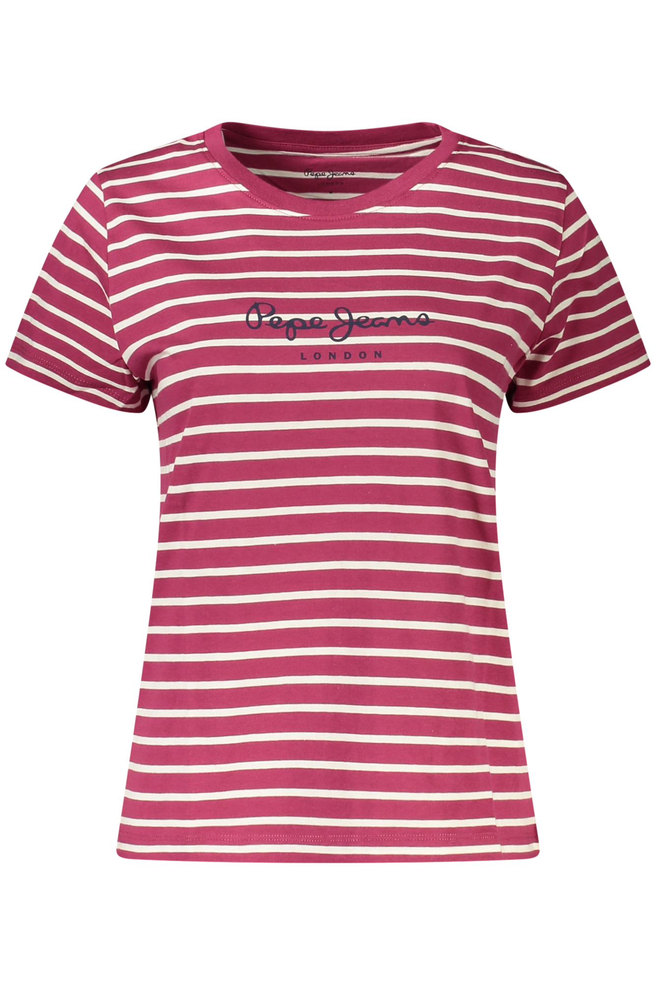 PEPE JEANS T-SHIRT MANICHE CORTE DONNA VIOLA