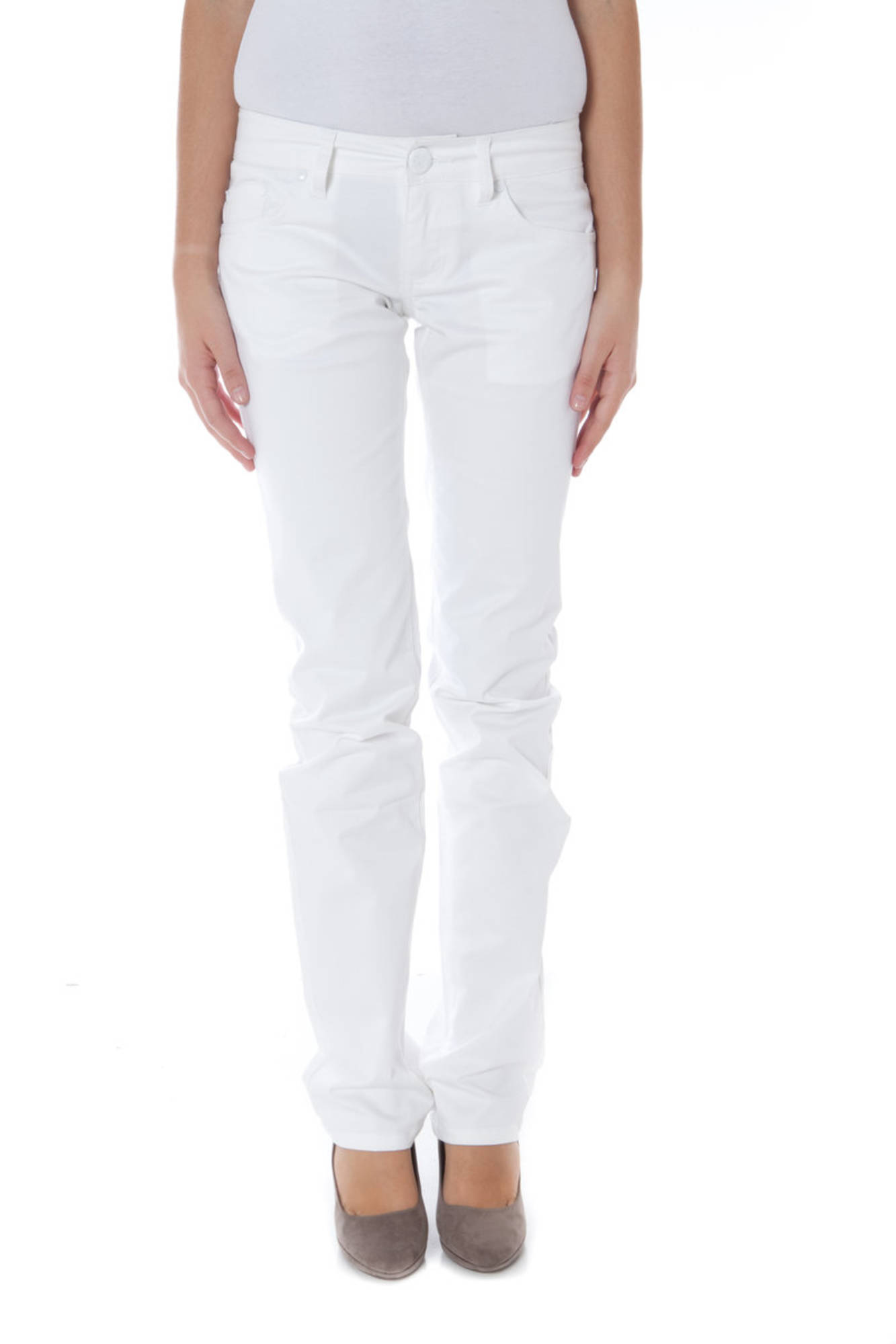 PHARD PANTALONE DONNA BIANCO