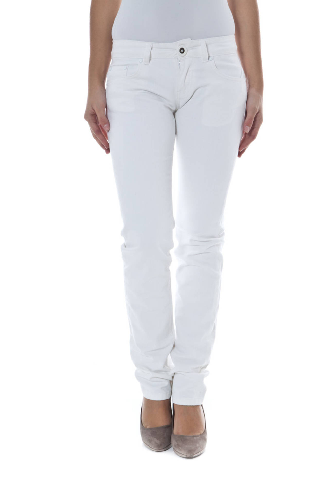 PHARD PANTALONE DONNA BIANCO