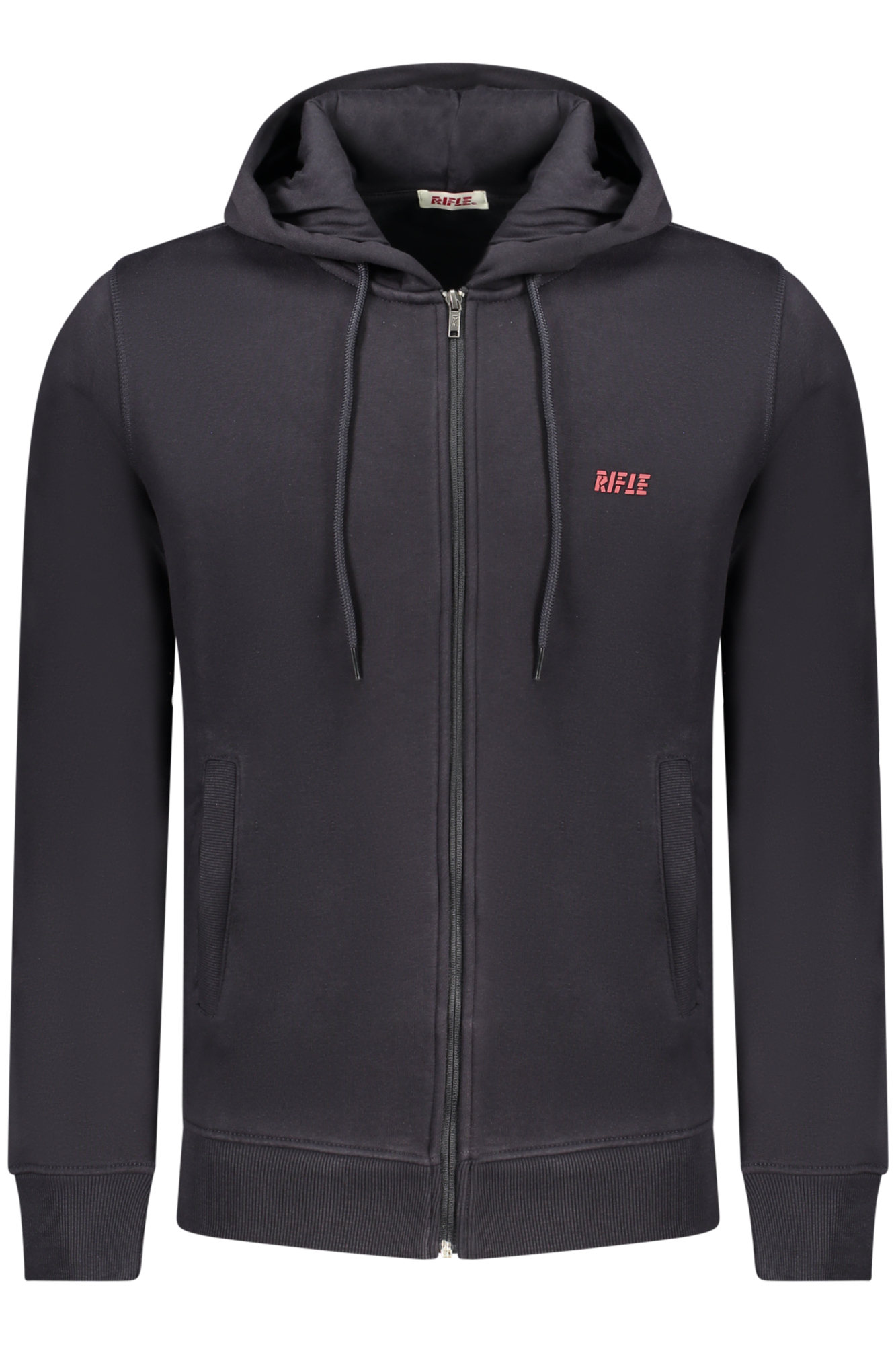 RIFLE FELPA CON ZIP UOMO BLU