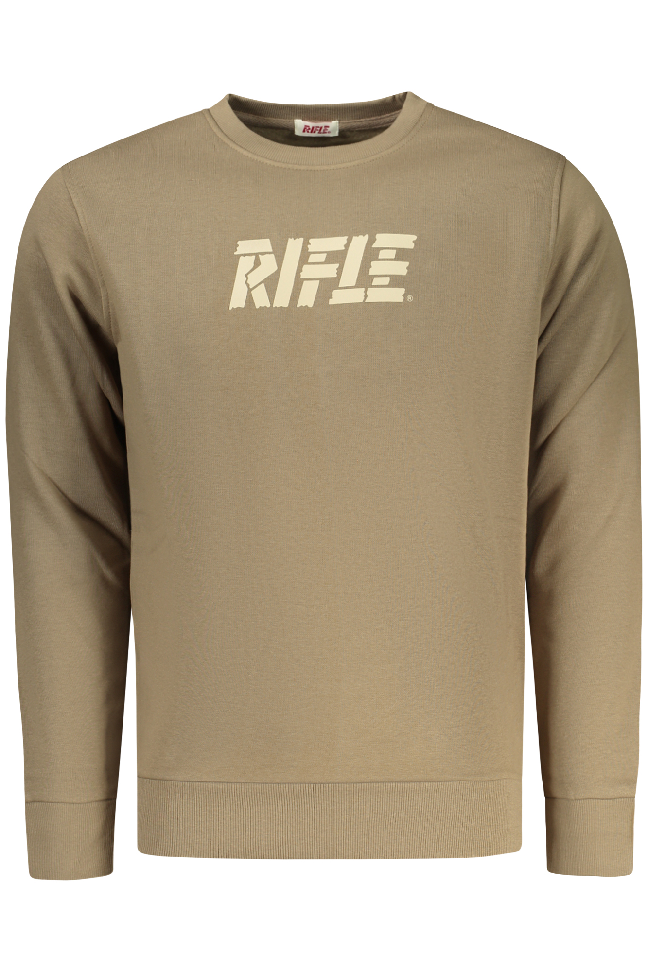 RIFLE FELPA SENZA ZIP UOMO MARRONE