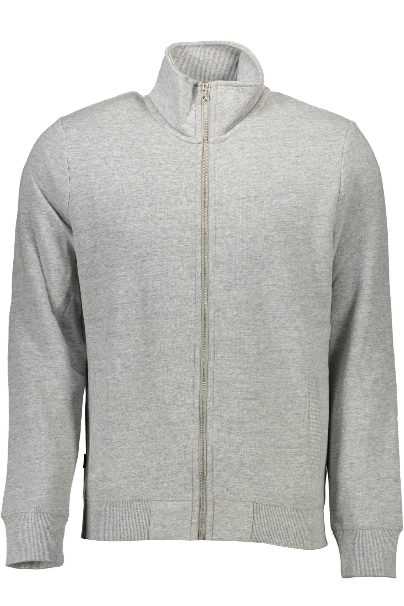 SUPERDRY FELPA CON ZIP UOMO GRIGIO