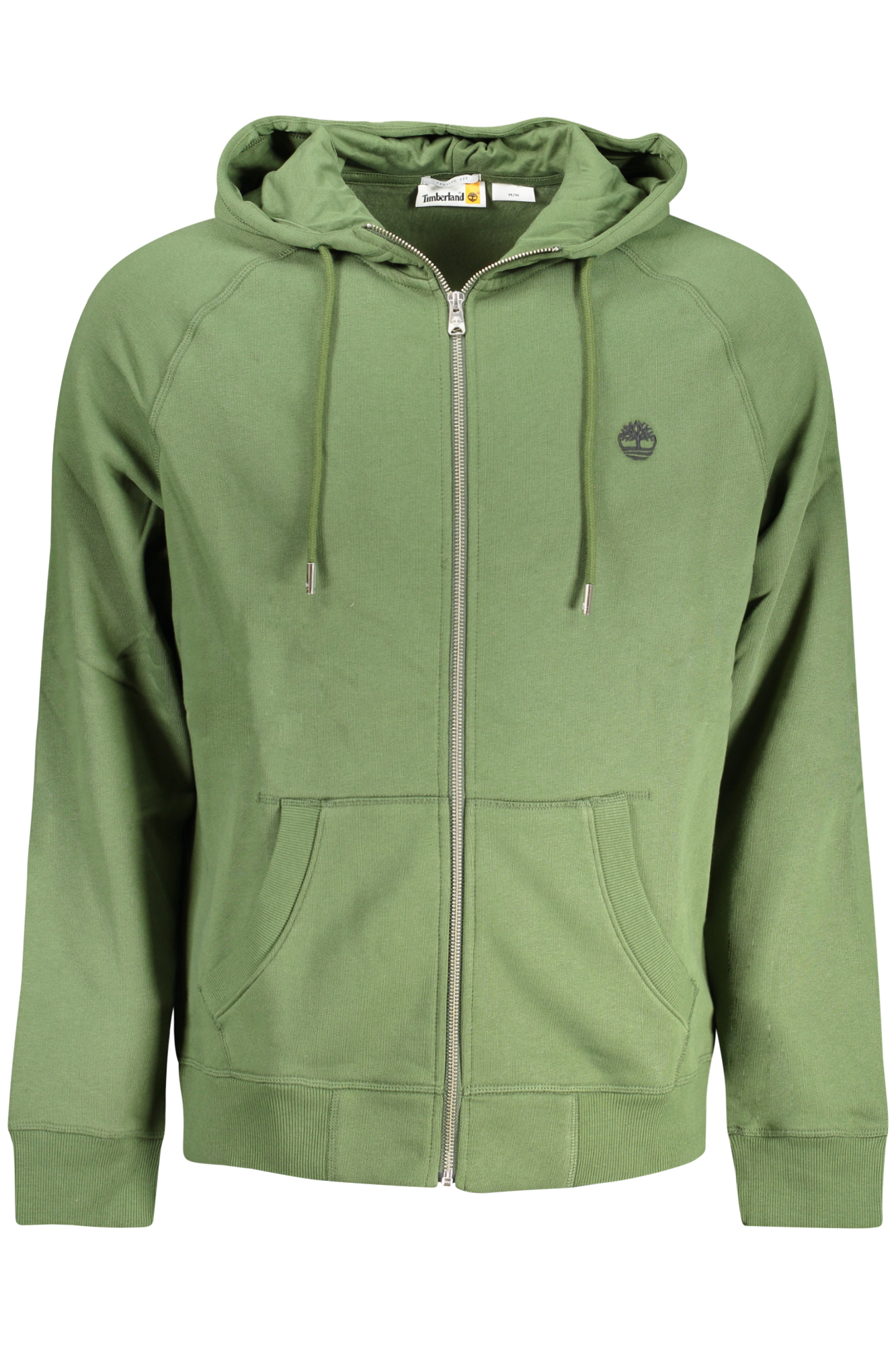 TIMBERLAND FELPA CON ZIP UOMO VERDE