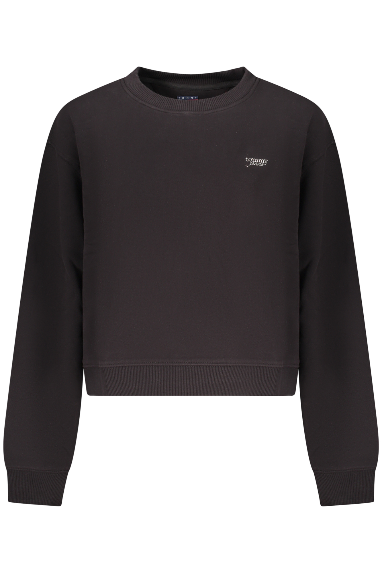 TOMMY HILFIGER FELPA SENZA ZIP DONNA NERO