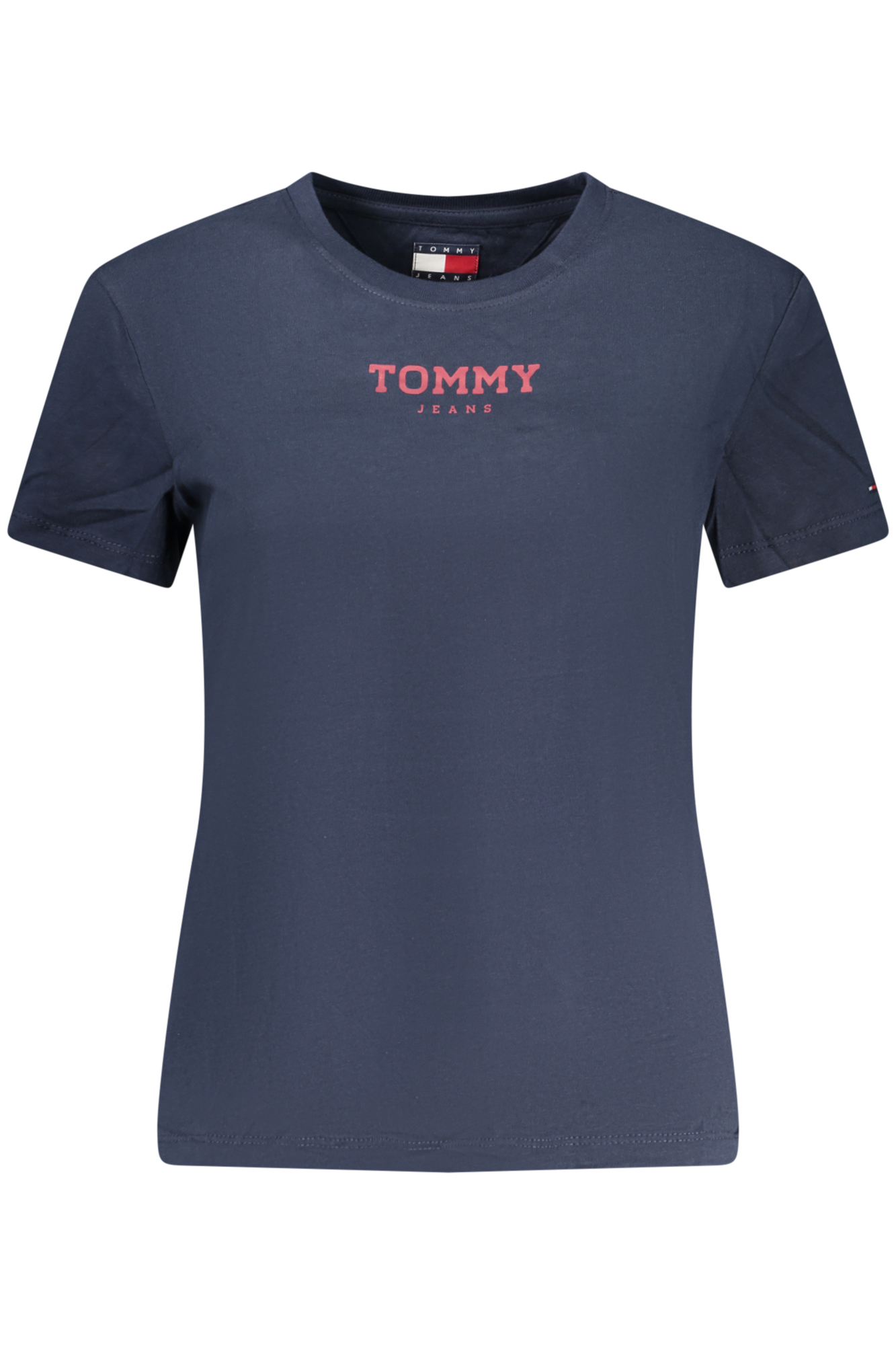TOMMY HILFIGER T-SHIRT MANICHE CORTE DONNA BLU