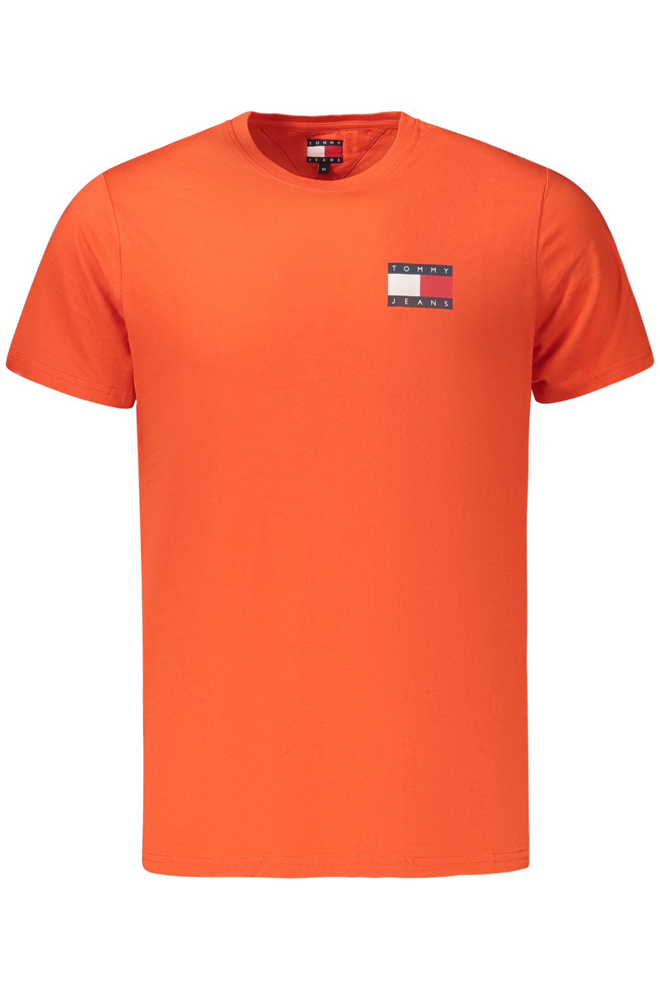 TOMMY HILFIGER T-SHIRT MANICHE CORTE UOMO ARANCIO