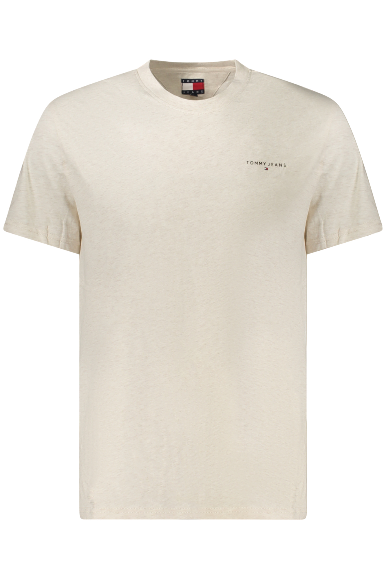TOMMY HILFIGER T-SHIRT MANICHE CORTE UOMO BEIGE