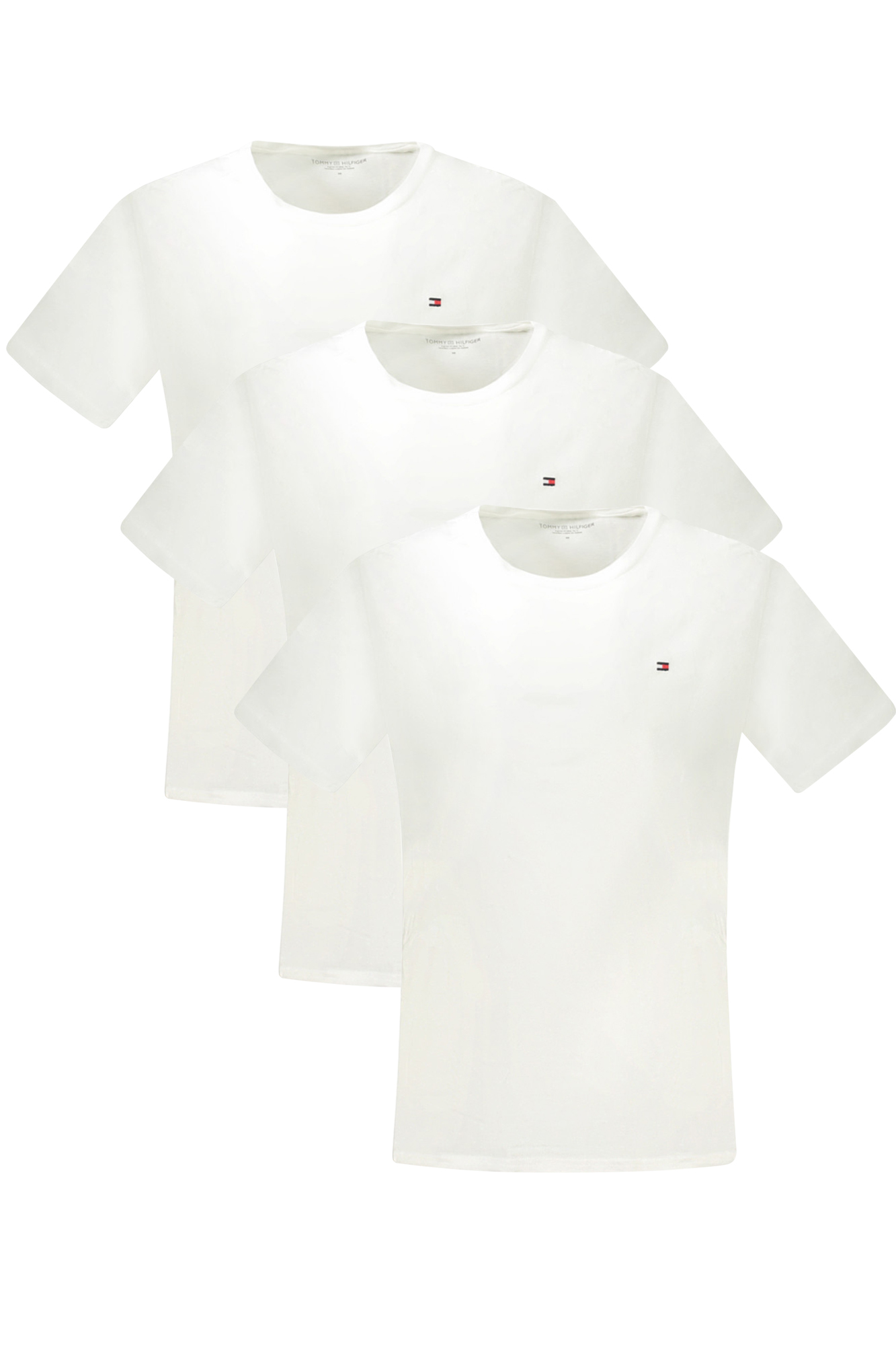 TOMMY HILFIGER T-SHIRT MANICHE CORTE UOMO BIANCO