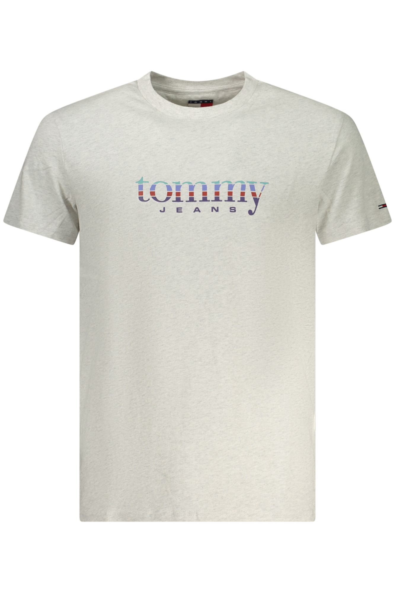 TOMMY HILFIGER T-SHIRT MANICHE CORTE UOMO GRIGIO