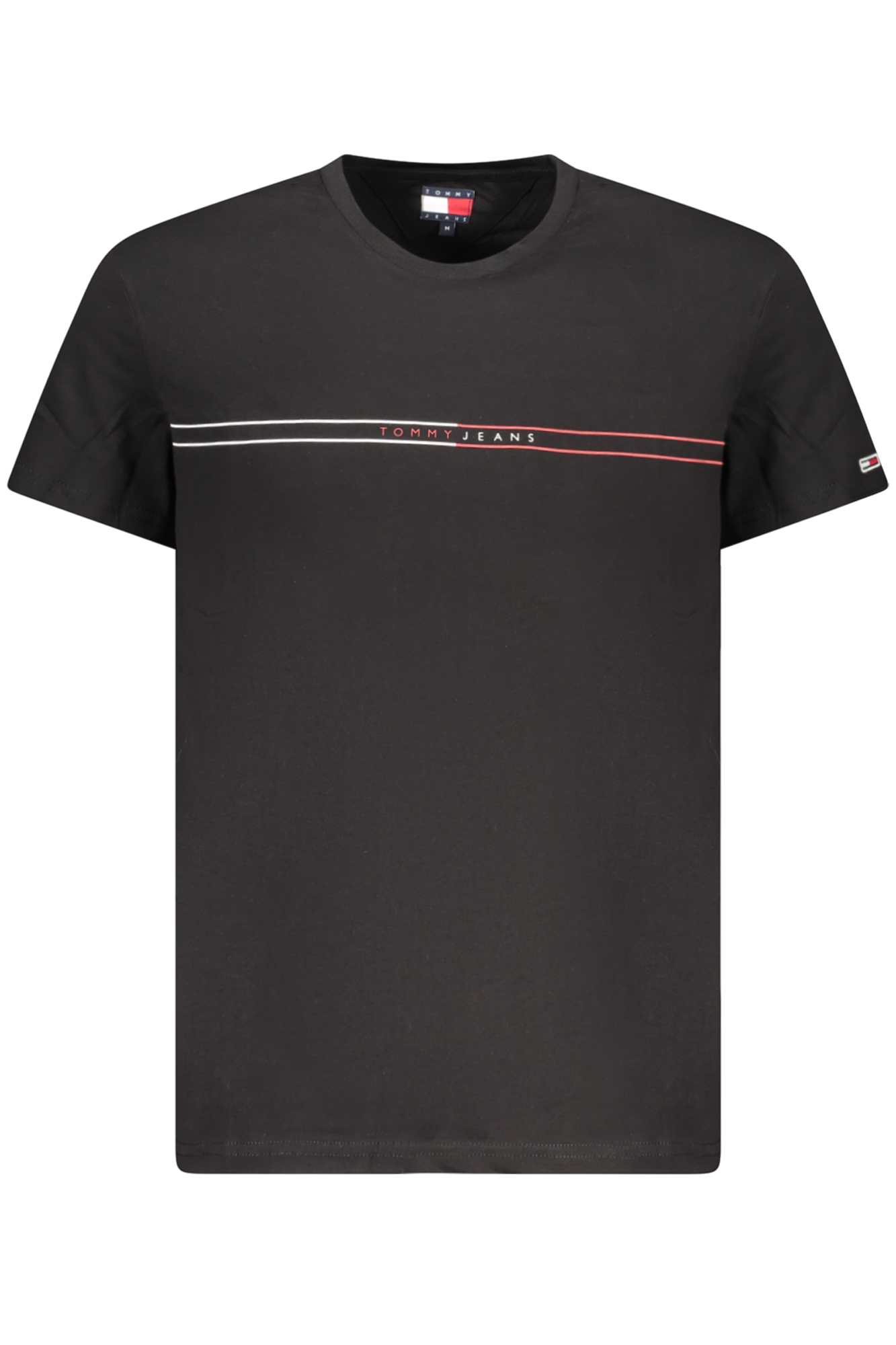 TOMMY HILFIGER T-SHIRT MANICHE CORTE UOMO NERO