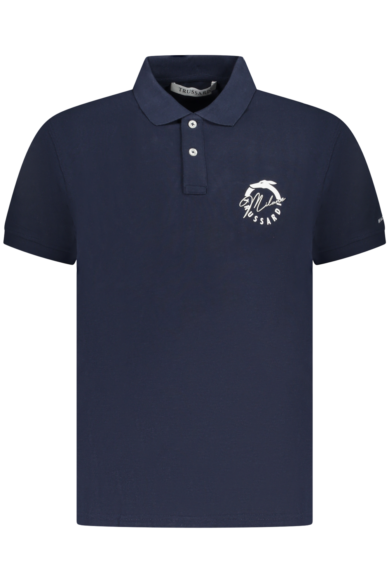 TRUSSARDI POLO MANICHE CORTE UOMO BLU