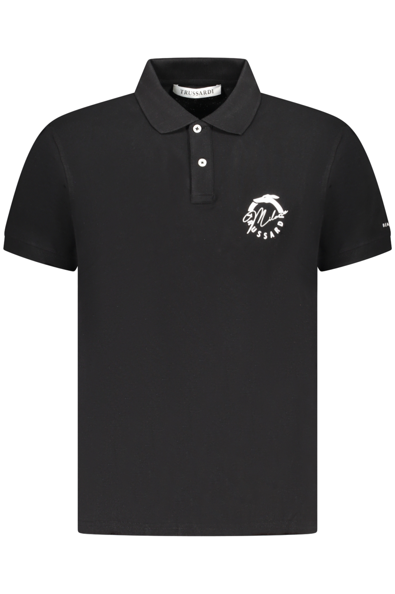 TRUSSARDI POLO MANICHE CORTE UOMO NERO