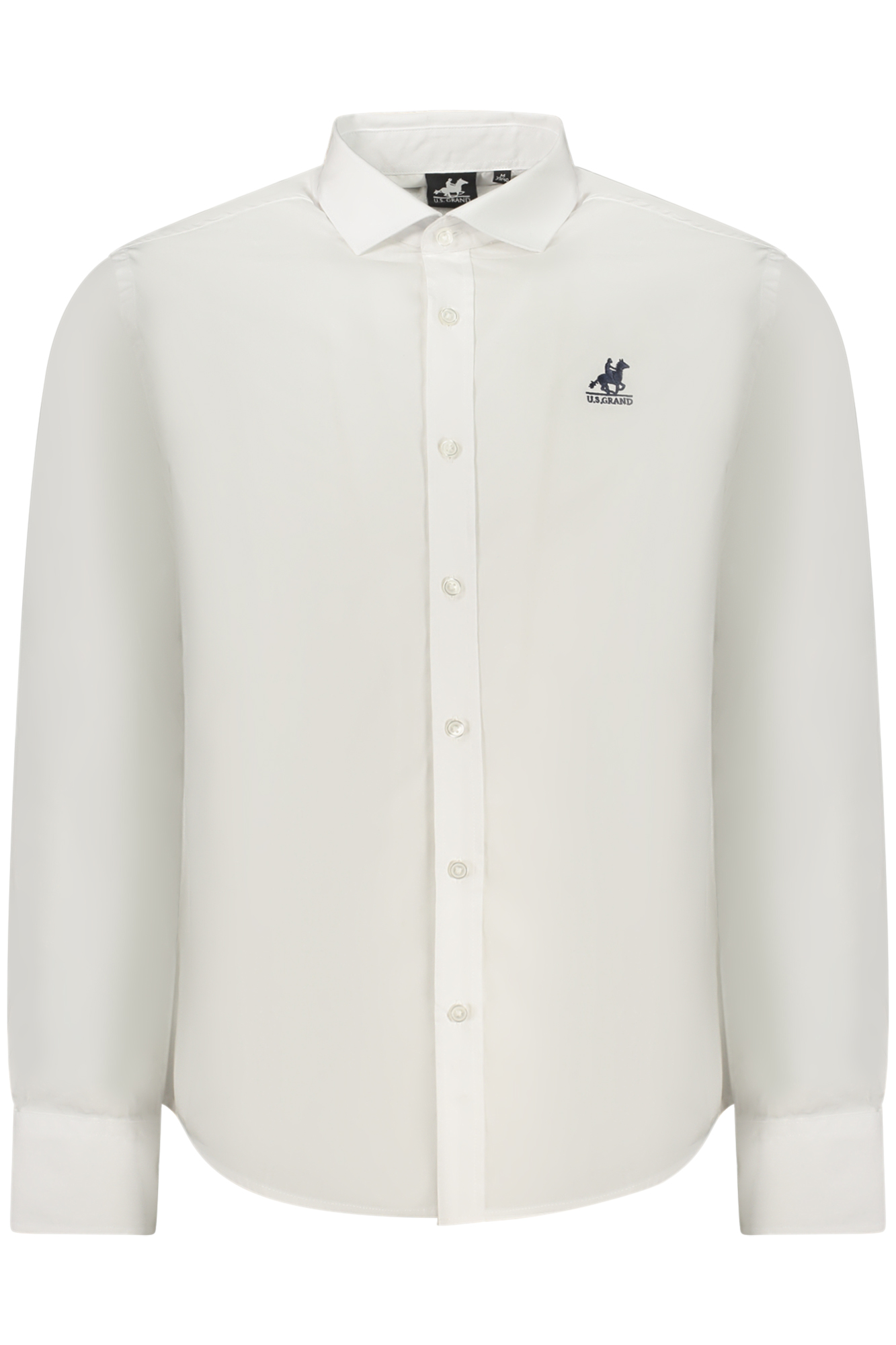 U.S. GRAND CAMICIA MANICHE LUNGHE UOMO BIANCO