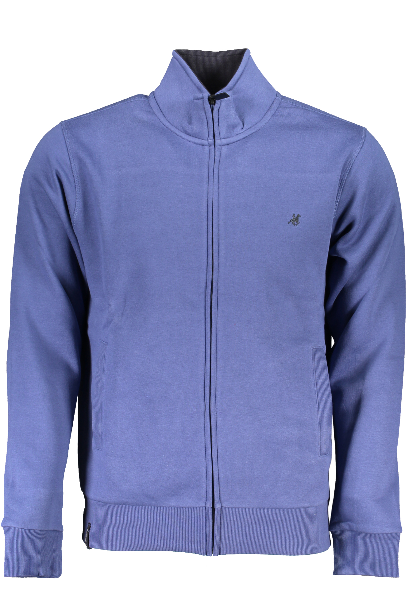 U.S. GRAND FELPA CON ZIP UOMO BLU
