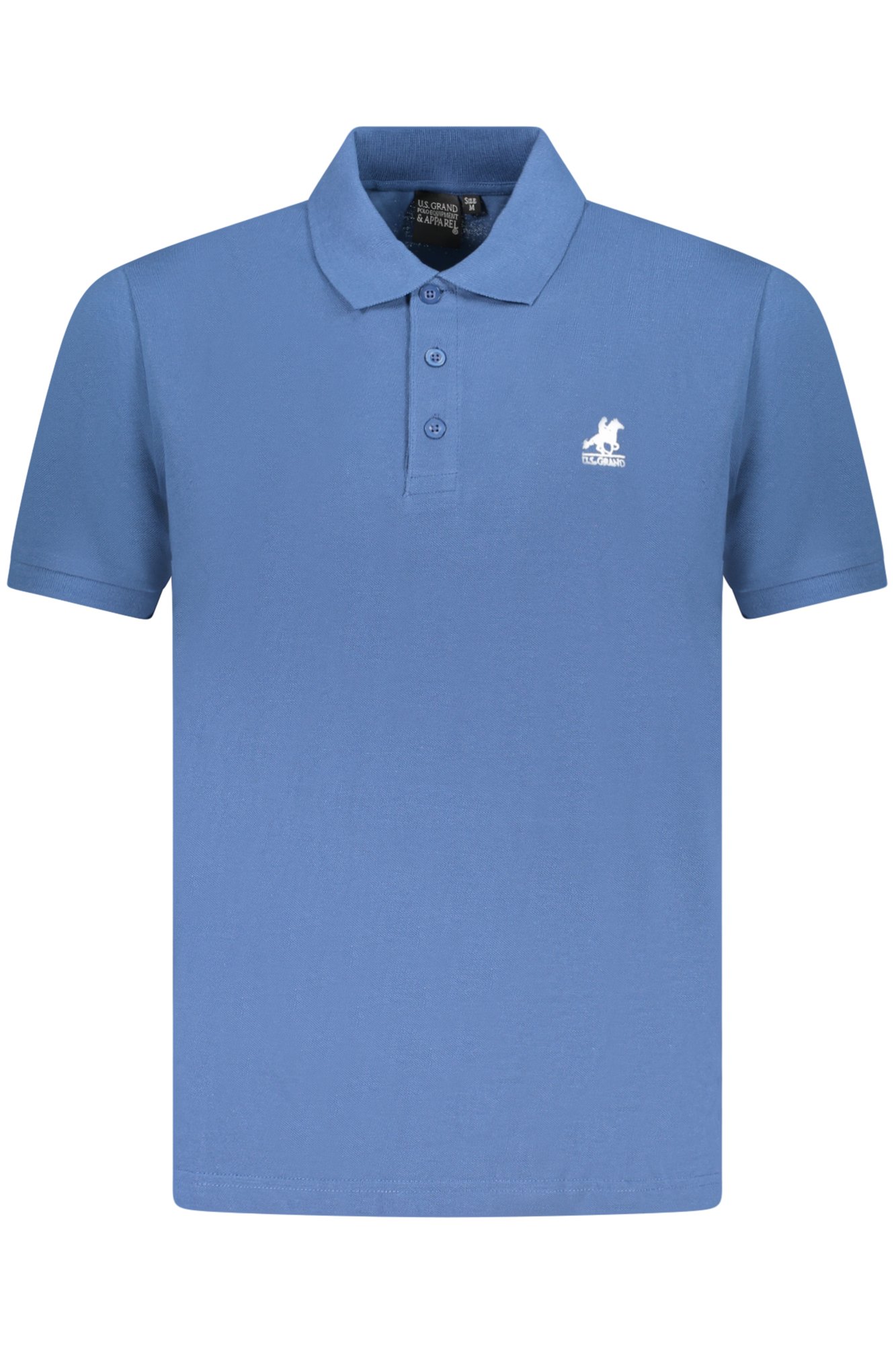 U.S. GRAND POLO MANICHE CORTE UOMO BLU