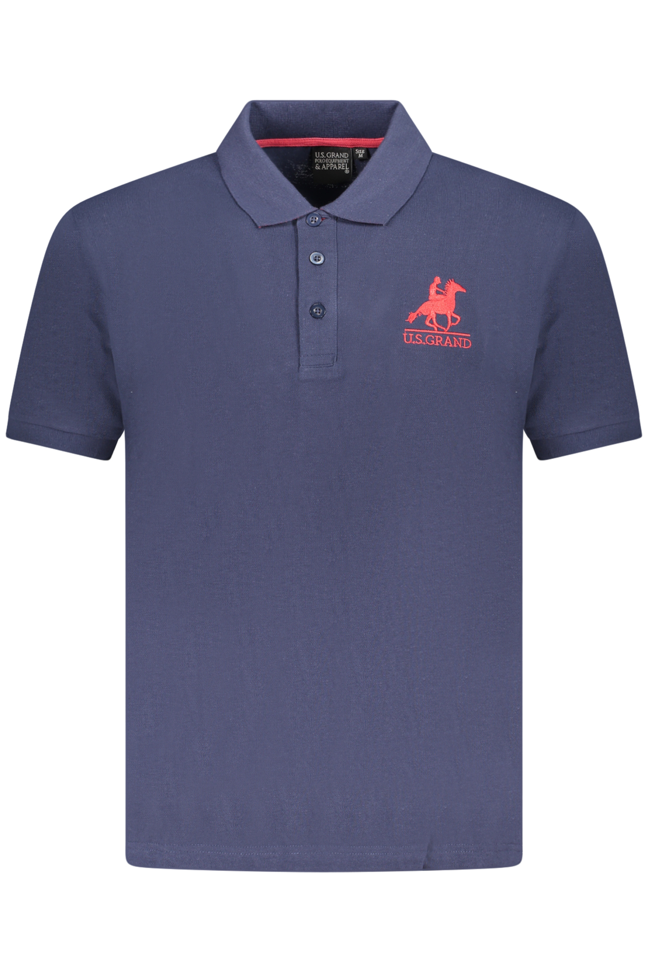 U.S. GRAND POLO MANICHE CORTE UOMO BLU