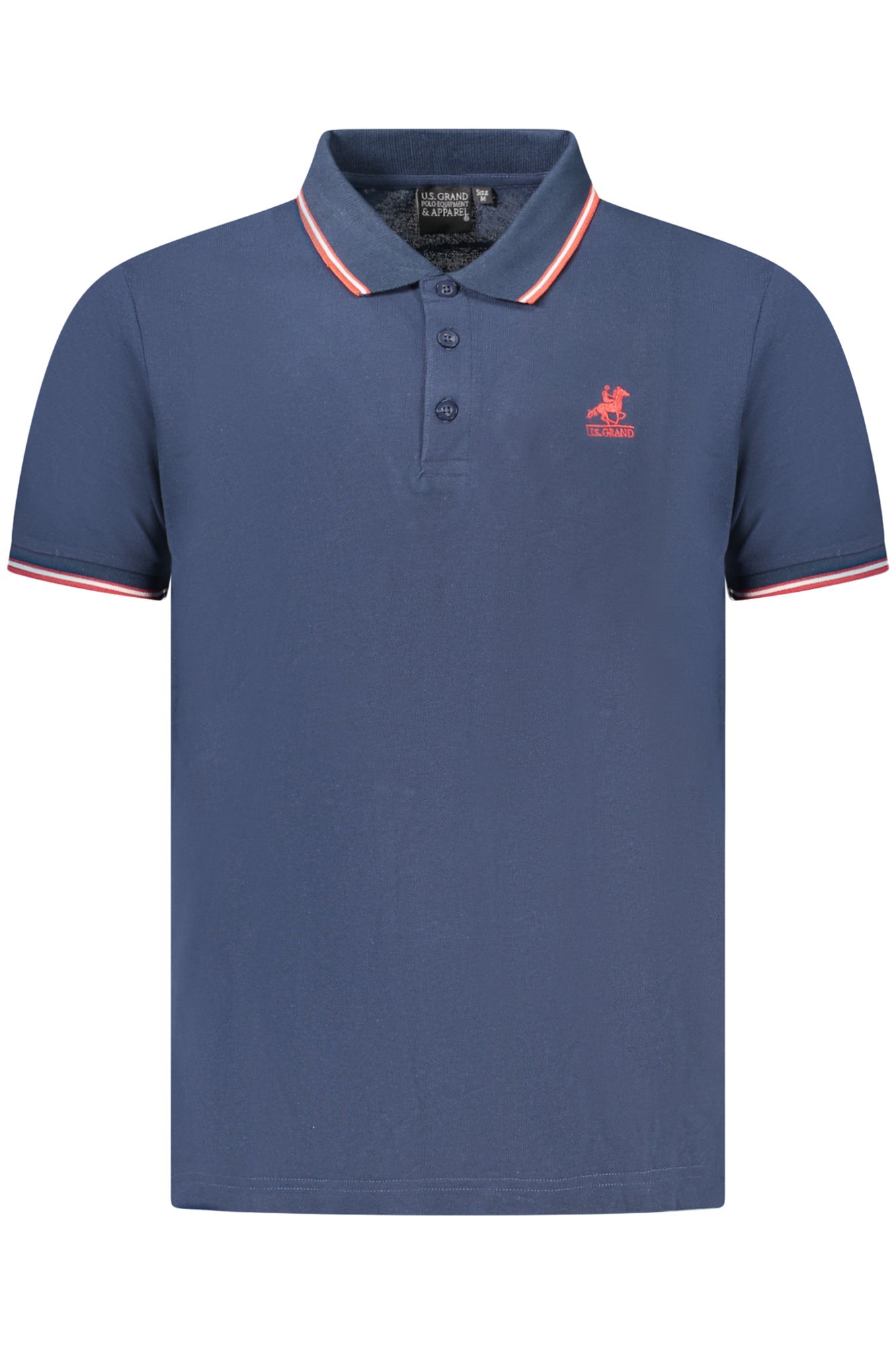 U.S. GRAND POLO MANICHE CORTE UOMO BLU