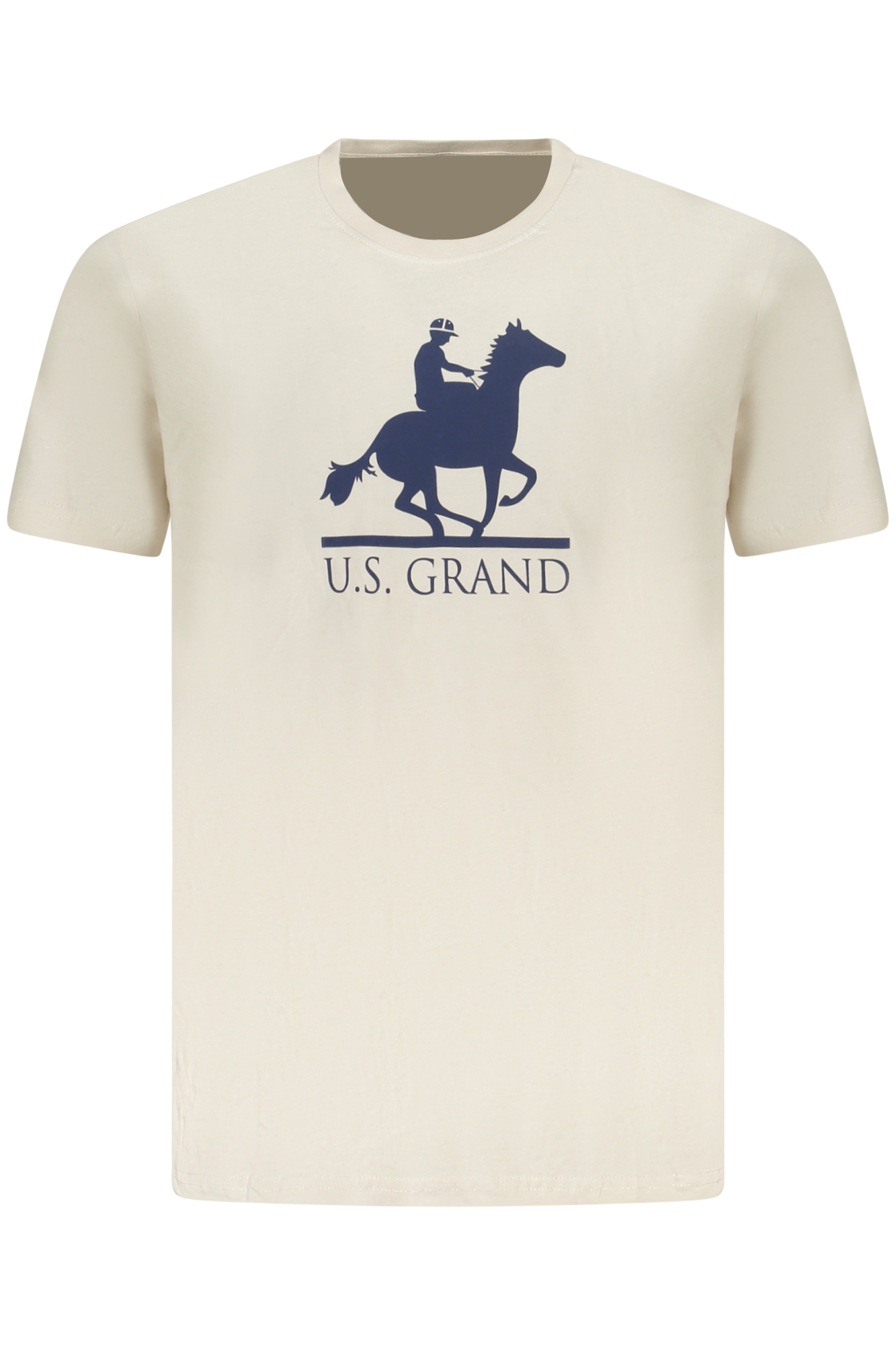 U.S. GRAND T-SHIRT MANICHE CORTE UOMO BEIGE