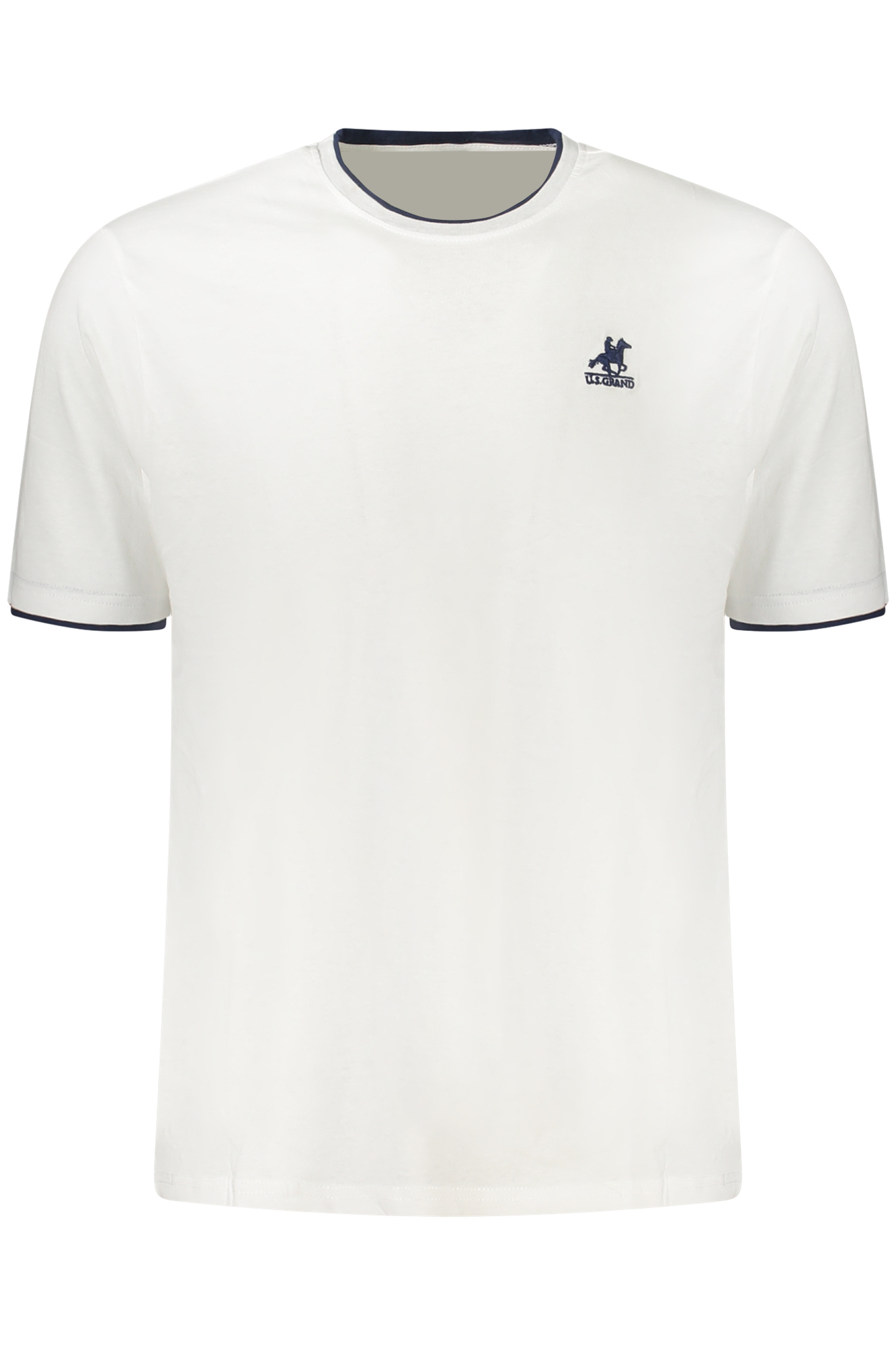 U.S. GRAND T-SHIRT MANICHE CORTE UOMO BIANCO