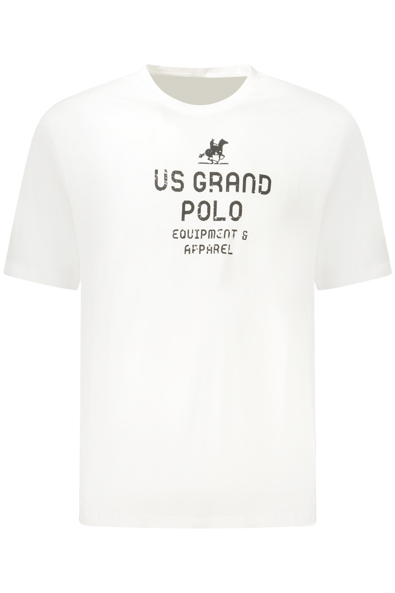 U.S. GRAND T-SHIRT MANICHE CORTE UOMO BIANCO