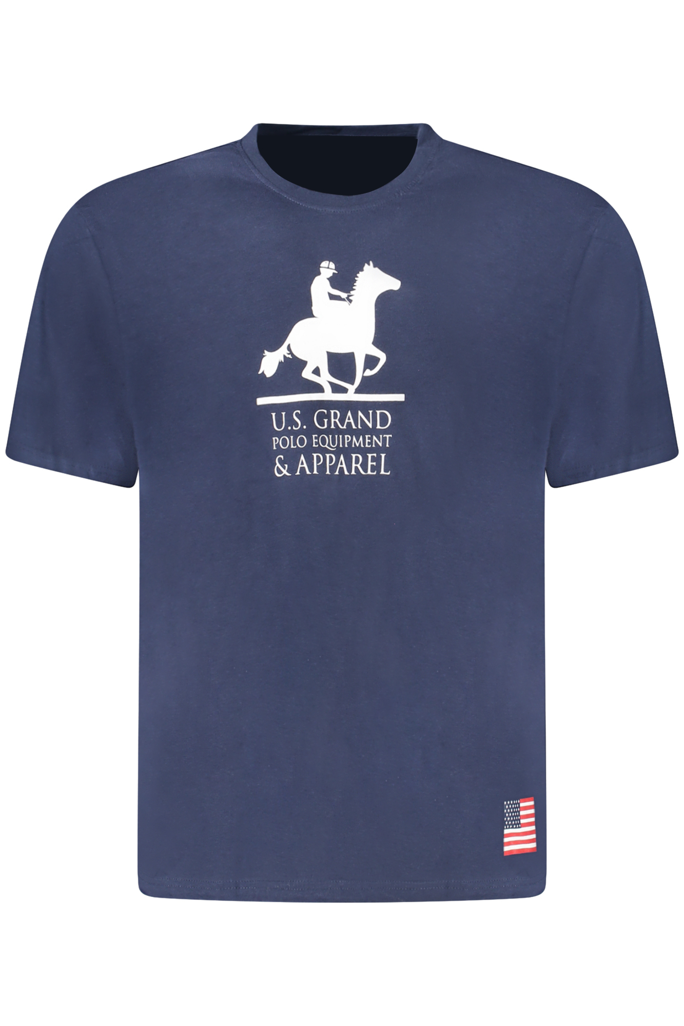 U.S. GRAND T-SHIRT MANICHE CORTE UOMO BLU