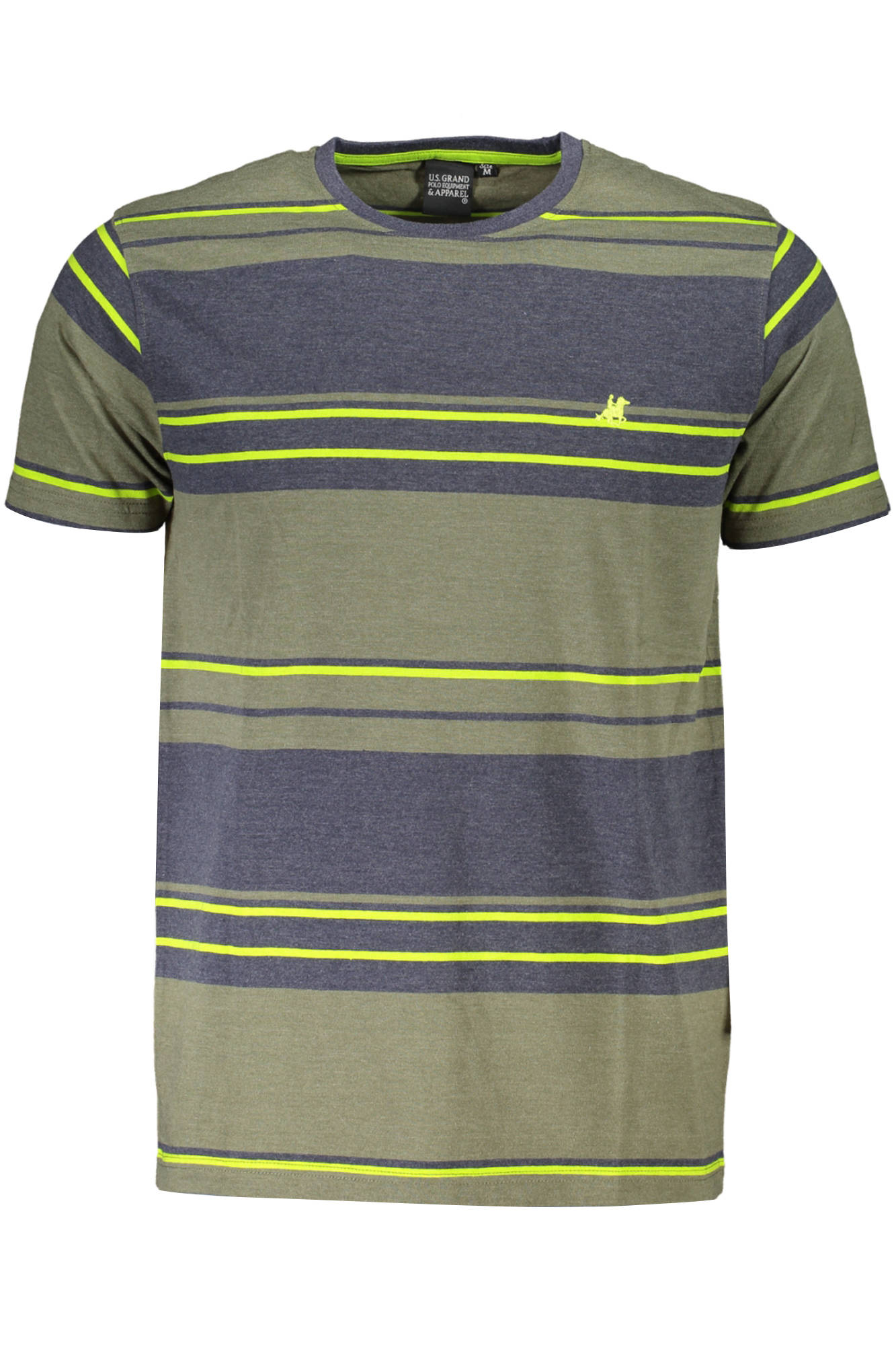 U.S. GRAND T-SHIRT MANICHE CORTE UOMO VERDE