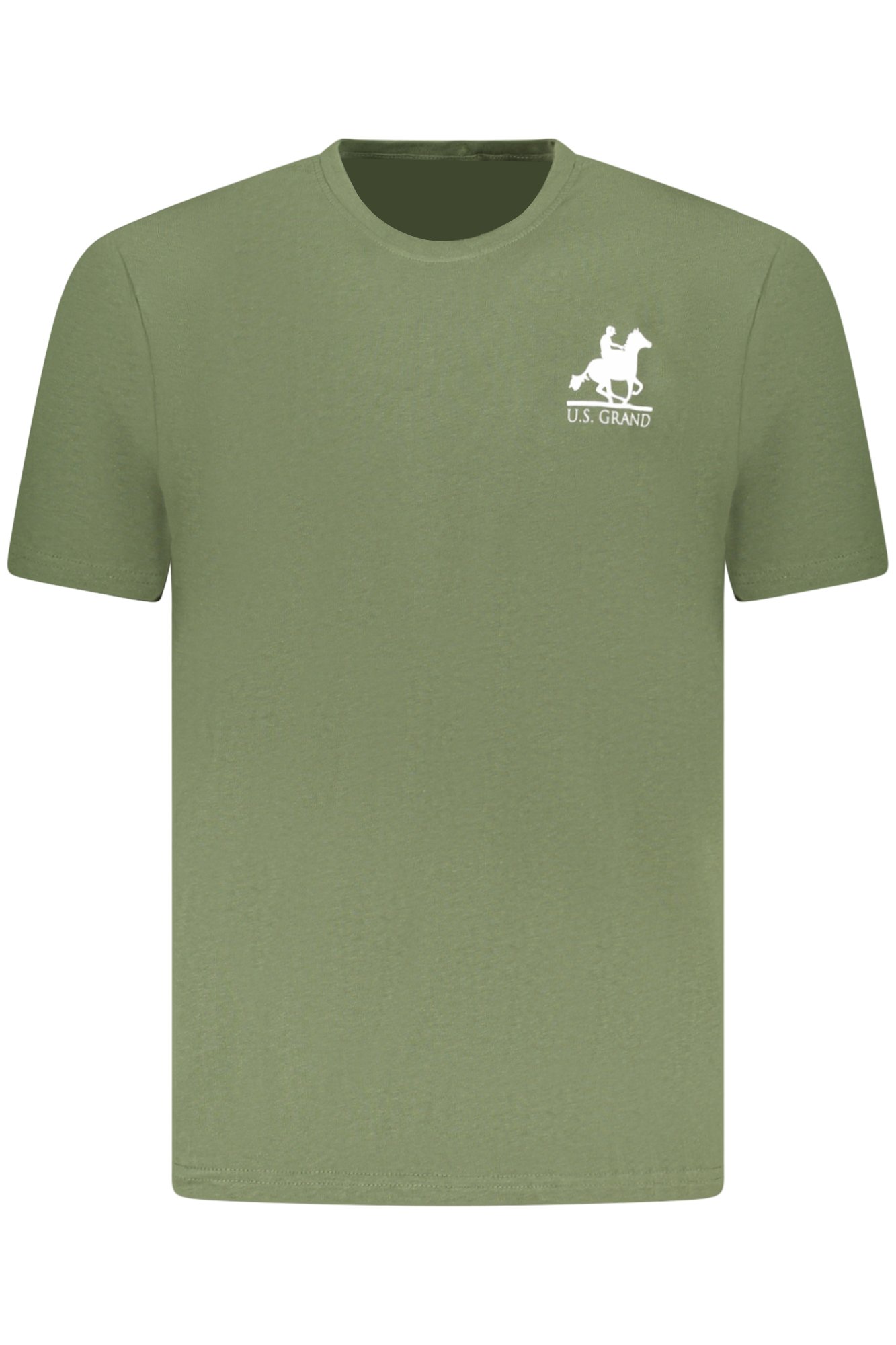 U.S. GRAND T-SHIRT MANICHE CORTE UOMO VERDE
