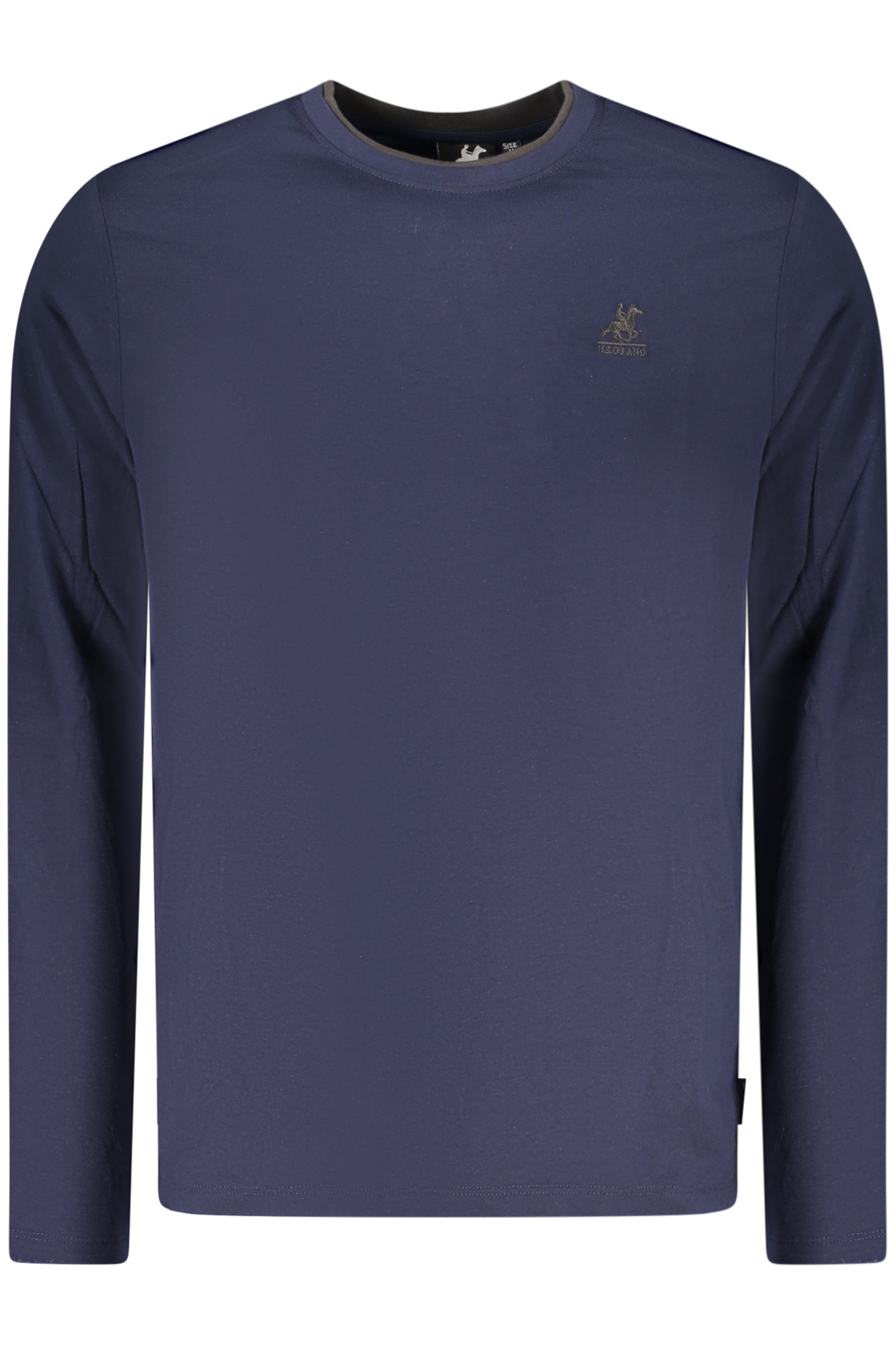 U.S. GRAND T-SHIRT MANICHE LUNGHE UOMO NERO