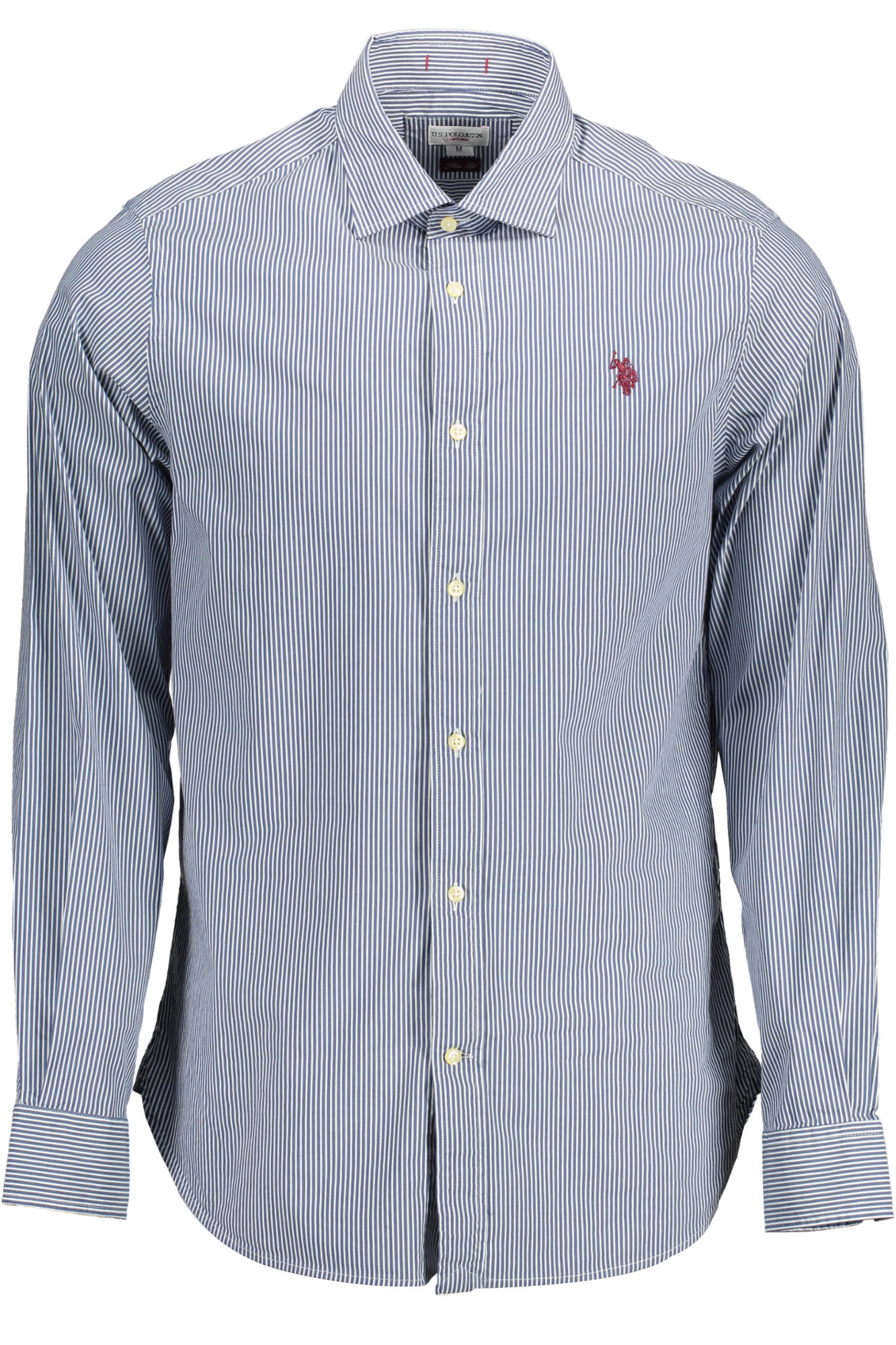 U.S. POLO CAMICIA MANICHE LUNGHE UOMO BLU