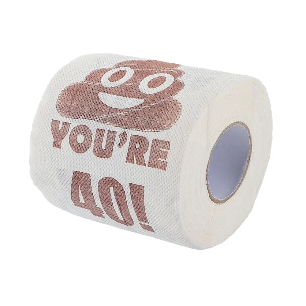 1 Rotolo di Carta Igienica Decorativa per Feste, Divertente Rotolo di Carta Igienica Stampata per Compleanni 1 Rotolo di Carta Igienica Decorativa per Feste, Divertente Rotolo di Carta Igienica Stampata per Compleanni