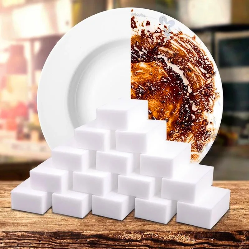 100x70x30mm Spugna in melamina Spugna magica bianca Gomma detergente Spugna per pulizia per cucina Bagno Strumenti per la pulizia dell'ufficio