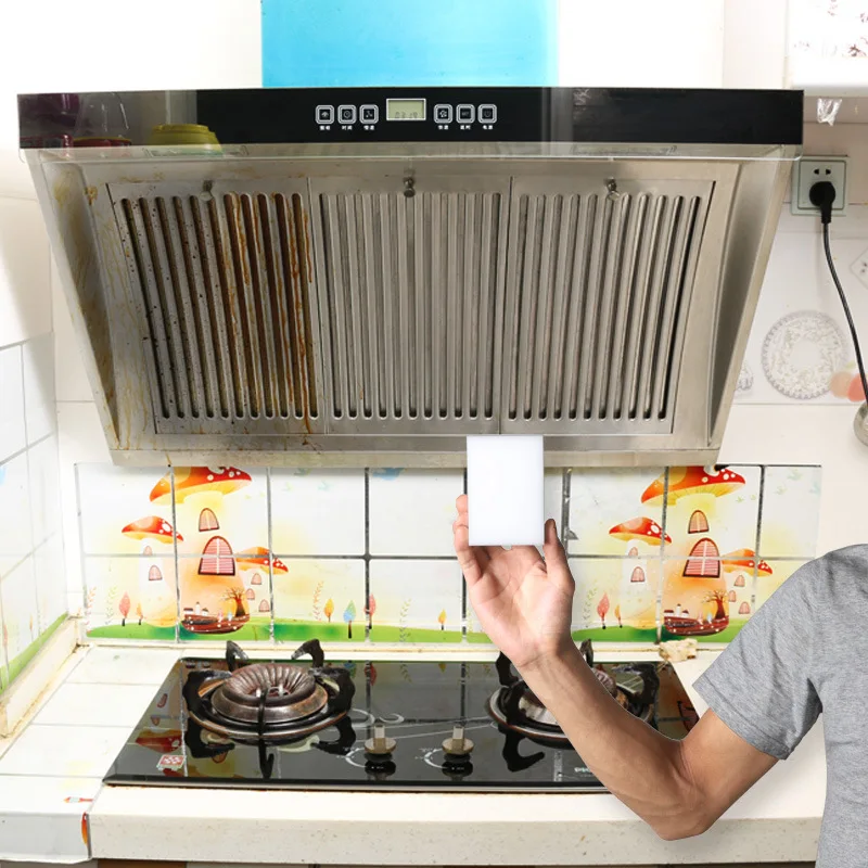 100x70x30mm Spugna in melamina Spugna magica bianca Gomma detergente Spugna per pulizia per cucina Bagno Strumenti per la pulizia dell'ufficio