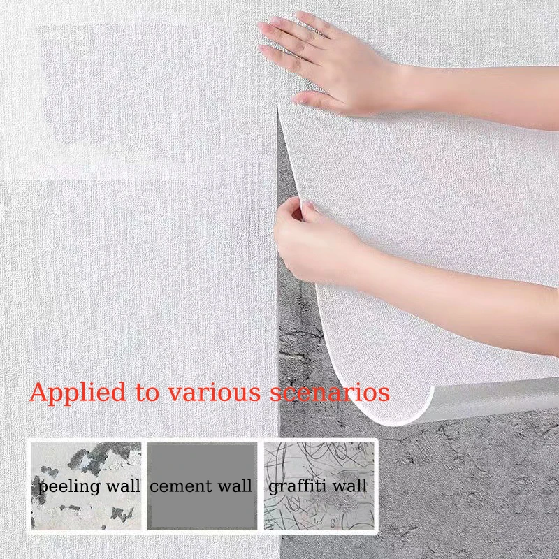 Lino 3D Schiuma autoadesiva PVC tinta unita addensato sfondo impermeabile muro ristrutturazione carta da parati adesivi murali decorazioni per la casa Lino 3D Schiuma autoadesiva PVC tinta unita addensato sfondo impermeabile muro ristrutturazione carta da parati adesivi murali decorazioni per la casa