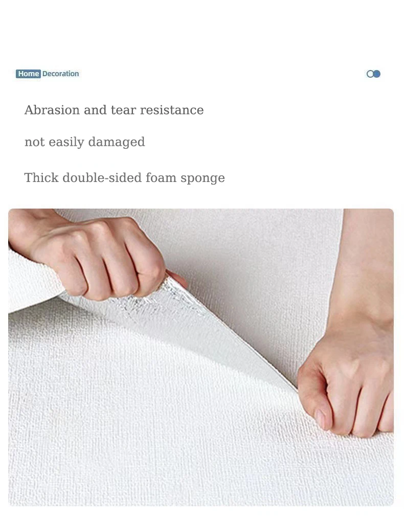 Lino 3D Schiuma autoadesiva PVC tinta unita addensato sfondo impermeabile muro ristrutturazione carta da parati adesivi murali decorazioni per la casa Lino 3D Schiuma autoadesiva PVC tinta unita addensato sfondo impermeabile muro ristrutturazione carta da parati adesivi murali decorazioni per la casa