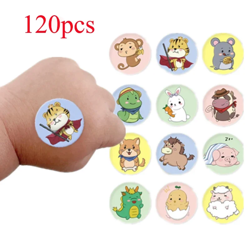 Round cartoon 120pcs