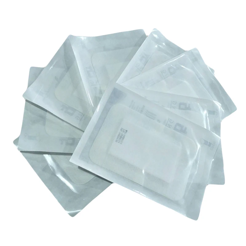 40 pz Traspirante Medicazione Medica della Ferita Adesivi Sterili Adesivo Non tessuto Garza Chirurgica Cura Medicazione Patch 10x1 0/15/20/25 cm