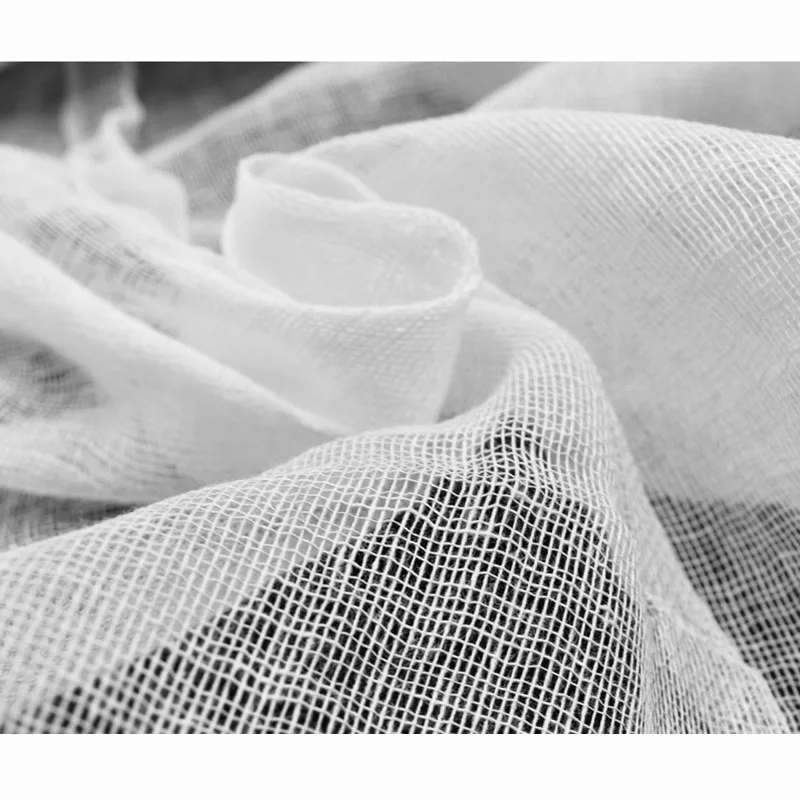 72 cm x 10 M Garza medica Cotone sgrassato Garza di grandi dimensioni Benda Medicinale monouso Non sterile Medicazione per ferite Garze