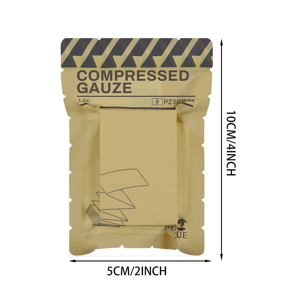 RHINO RESCUE Garza compressa sterile per medicazione di emergenza, kit di pronto soccorso e trauma RHINO RESCUE Garza compressa sterile per medicazione di emergenza, kit di pronto soccorso e trauma